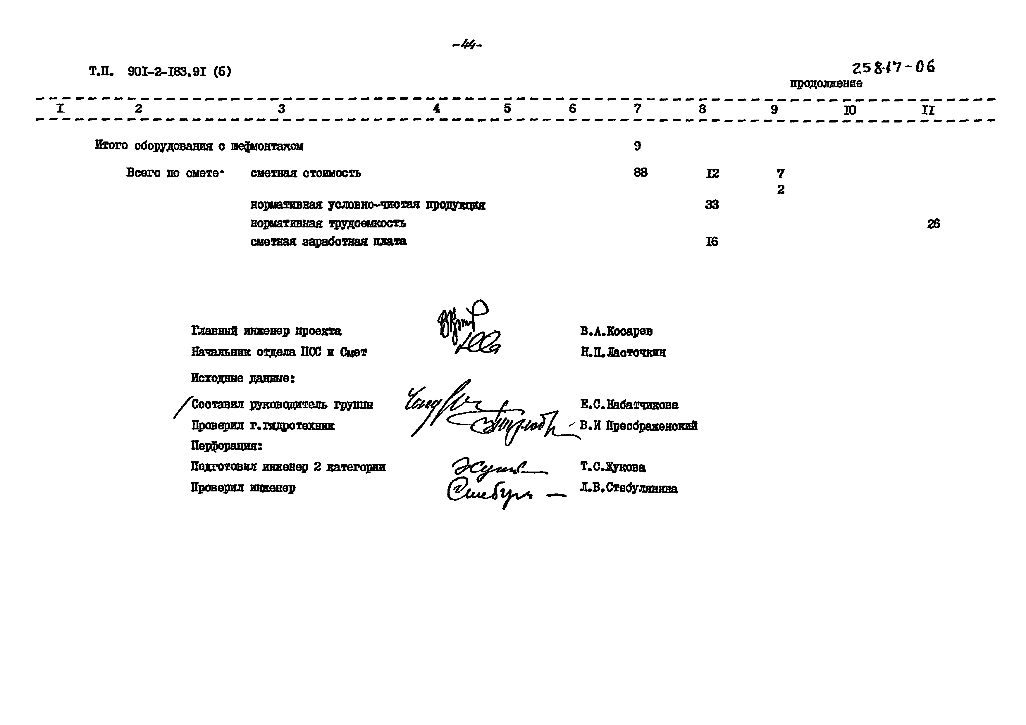 Типовой проект 901-2-183.91