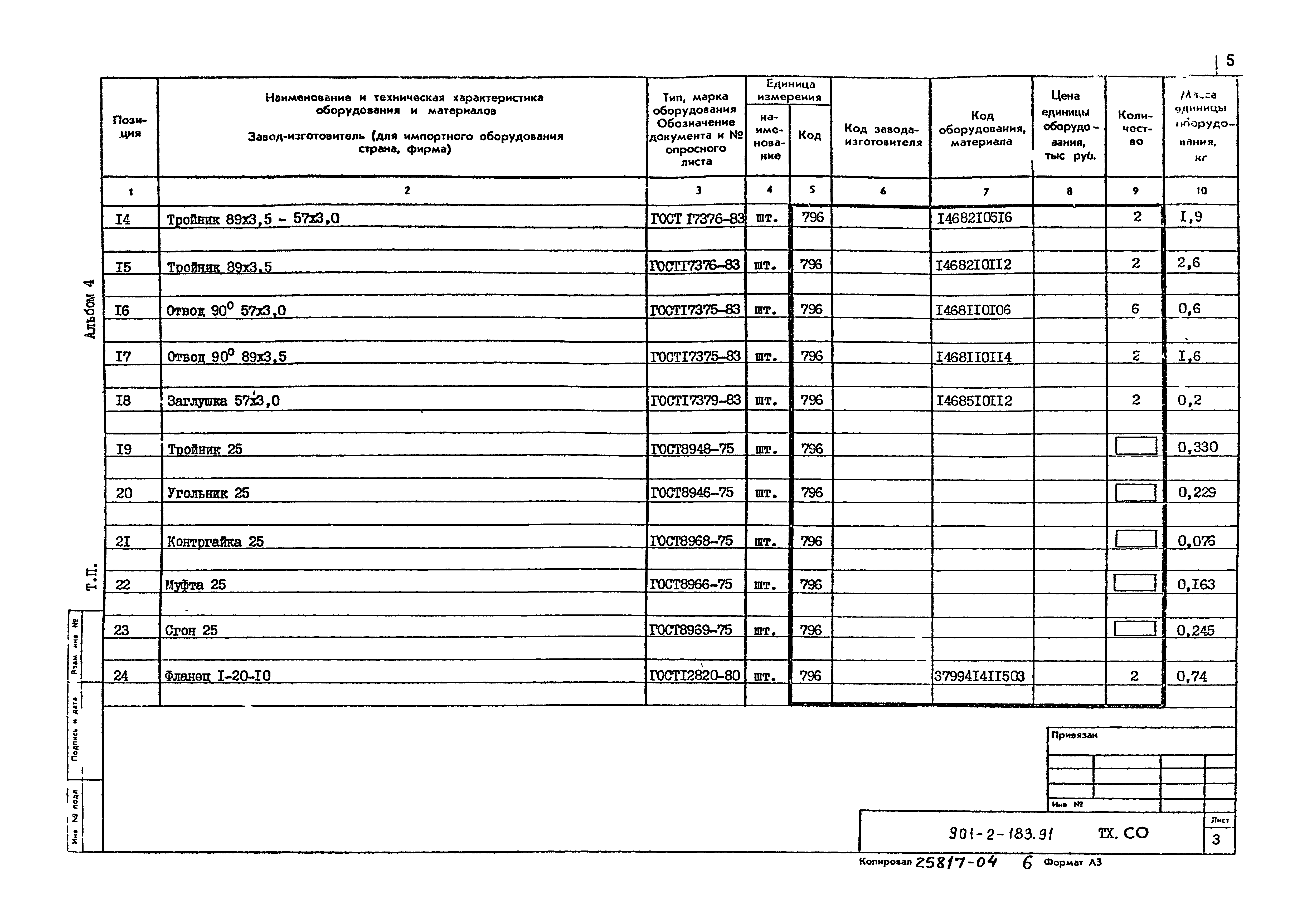 Типовой проект 901-2-183.91