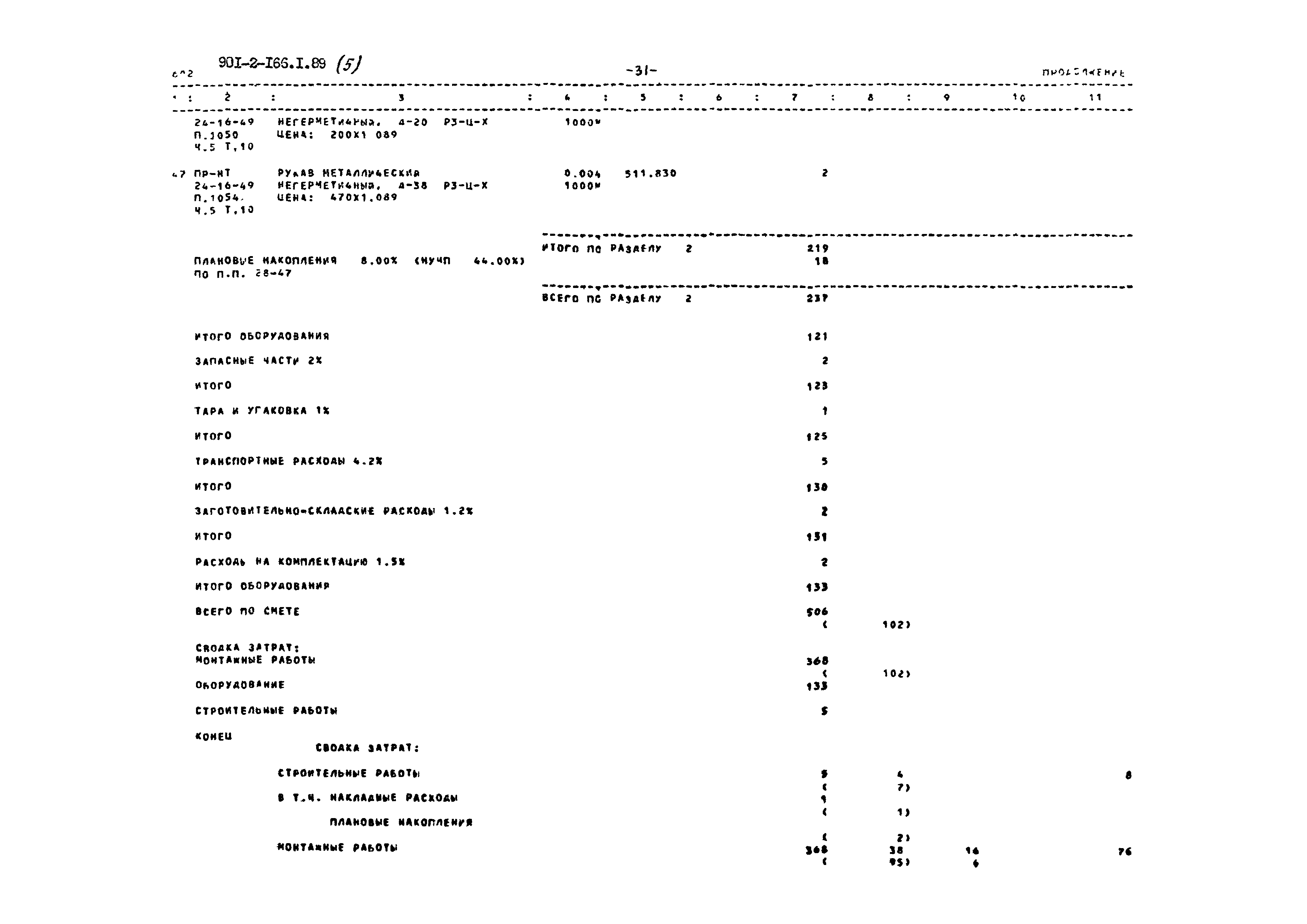 Типовой проект 901-2-166.1.89