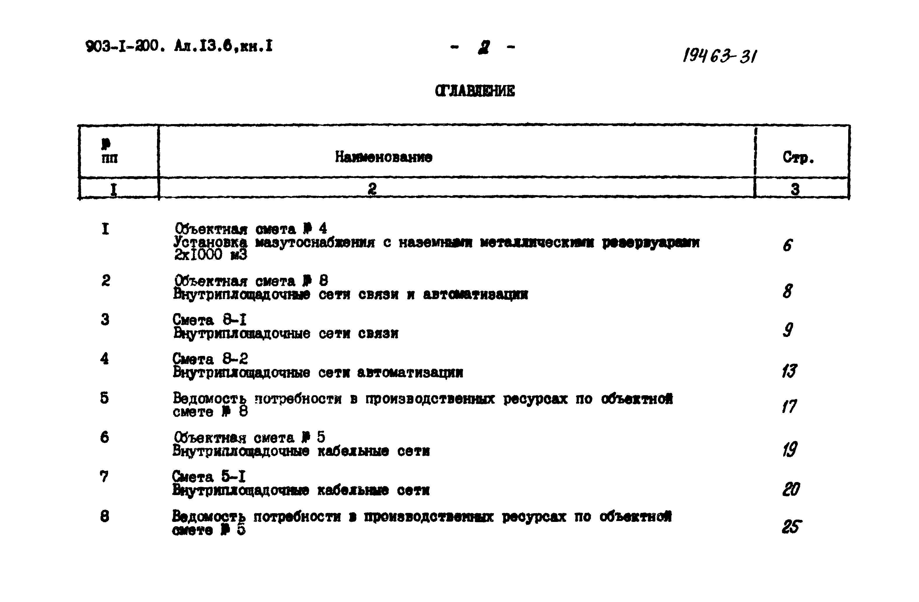 Типовой проект 903-1-206