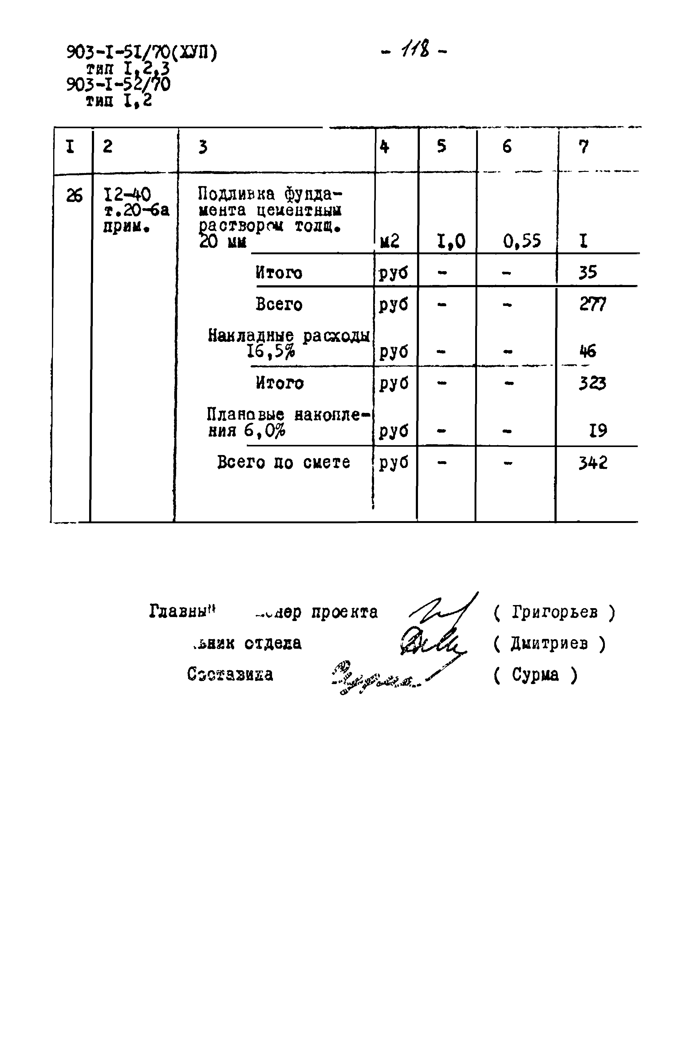 Типовой проект 903-1-52/70