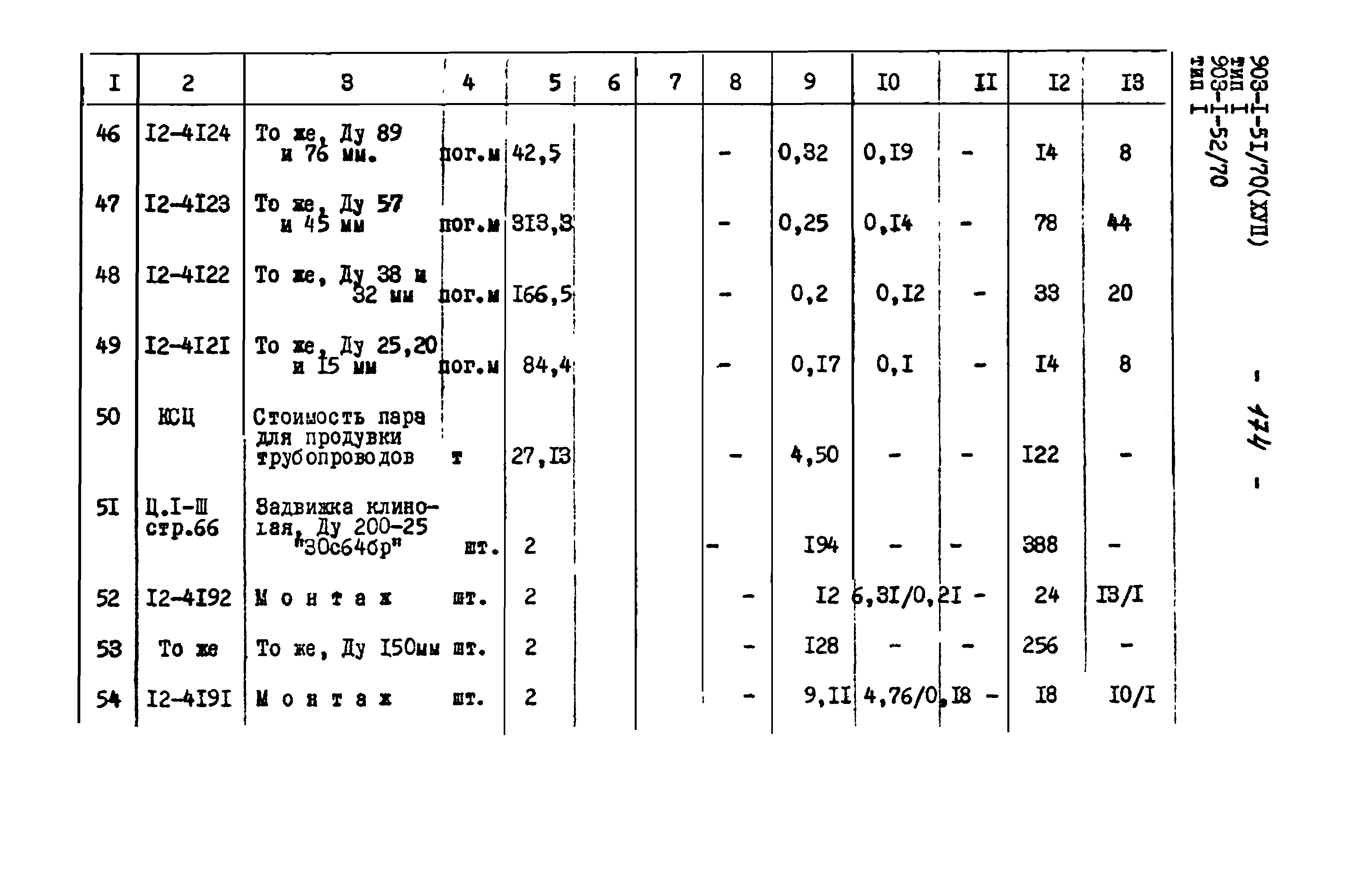 Типовой проект 903-1-52/70