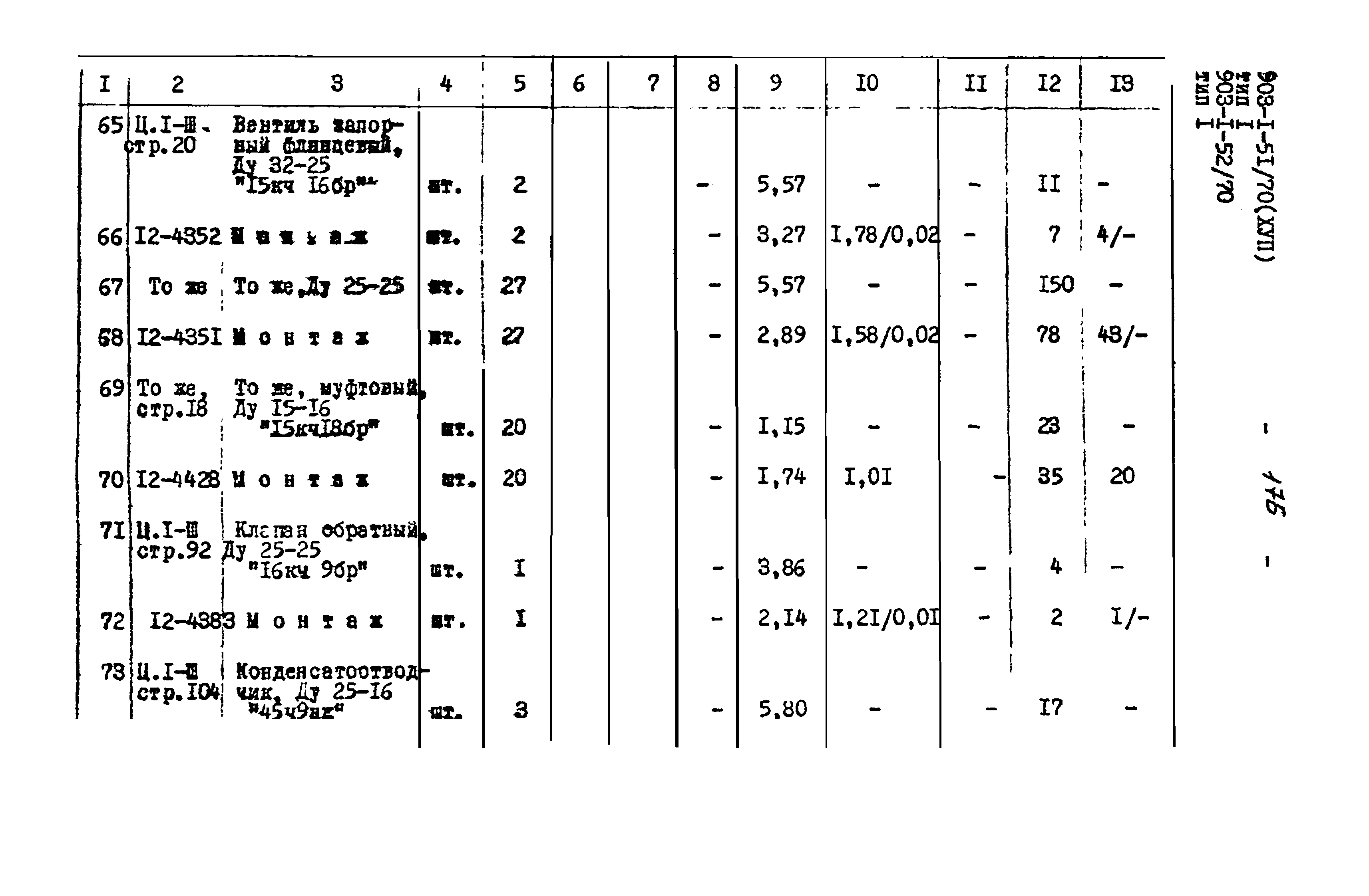 Типовой проект 903-1-52/70