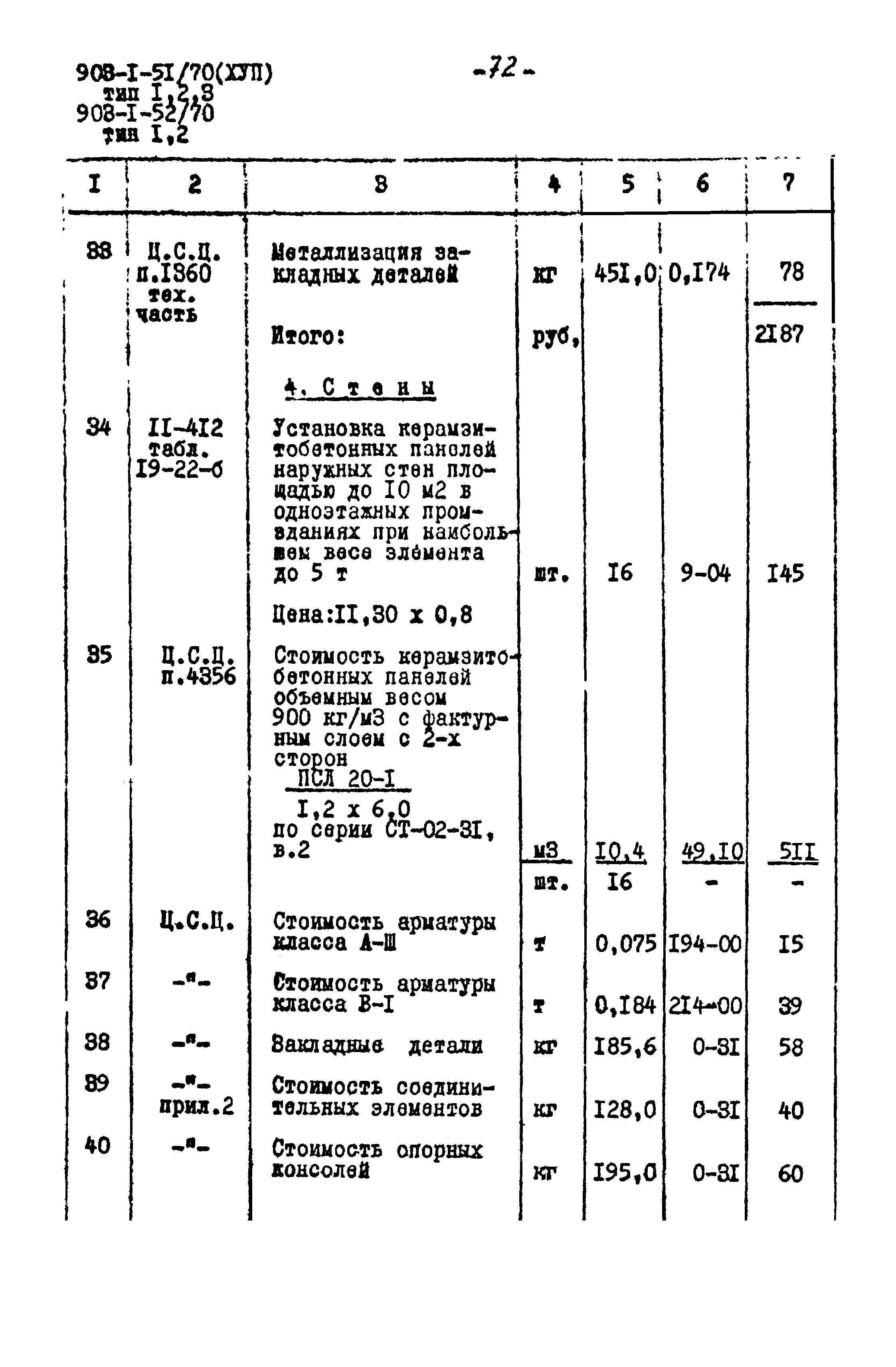 Типовой проект 903-1-52/70