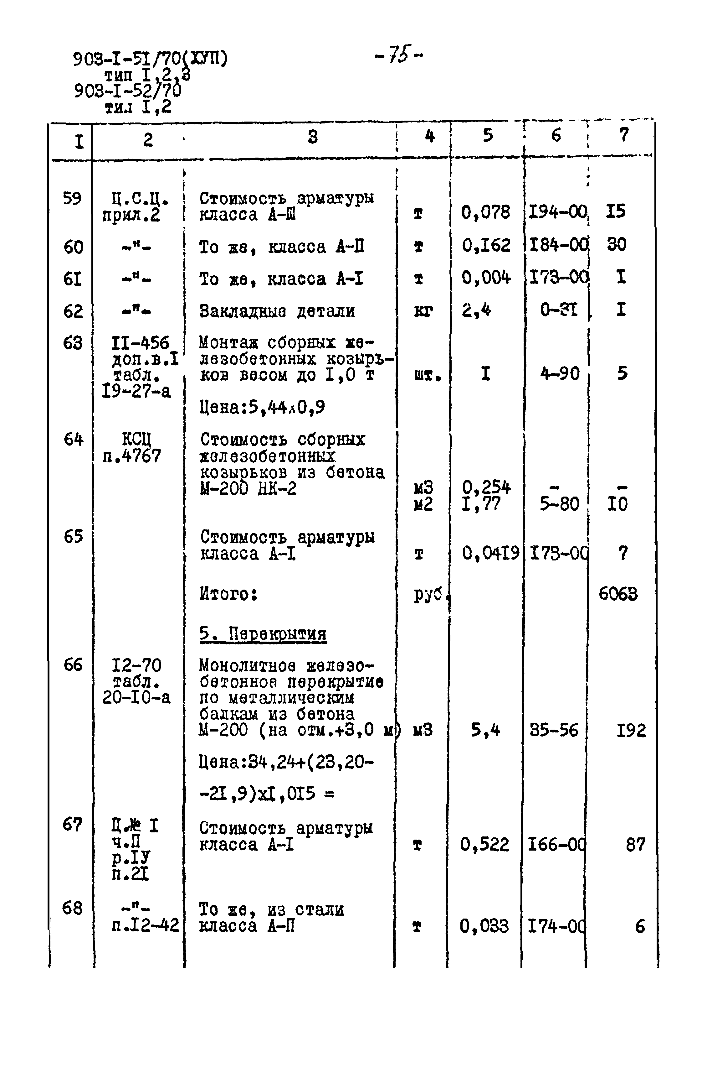 Типовой проект 903-1-52/70