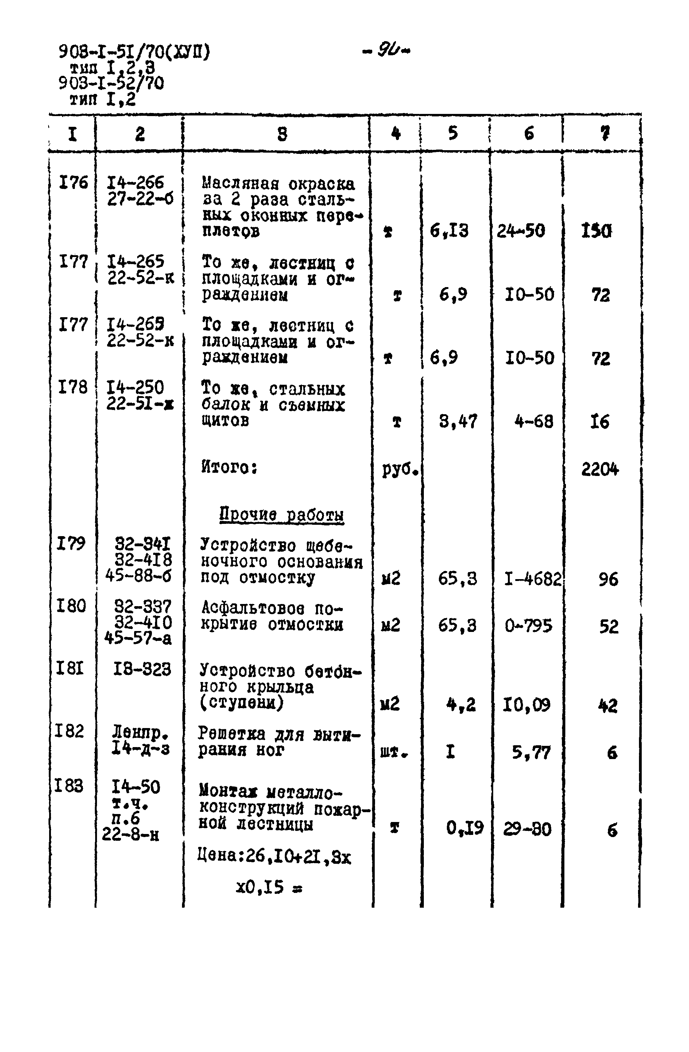 Типовой проект 903-1-52/70