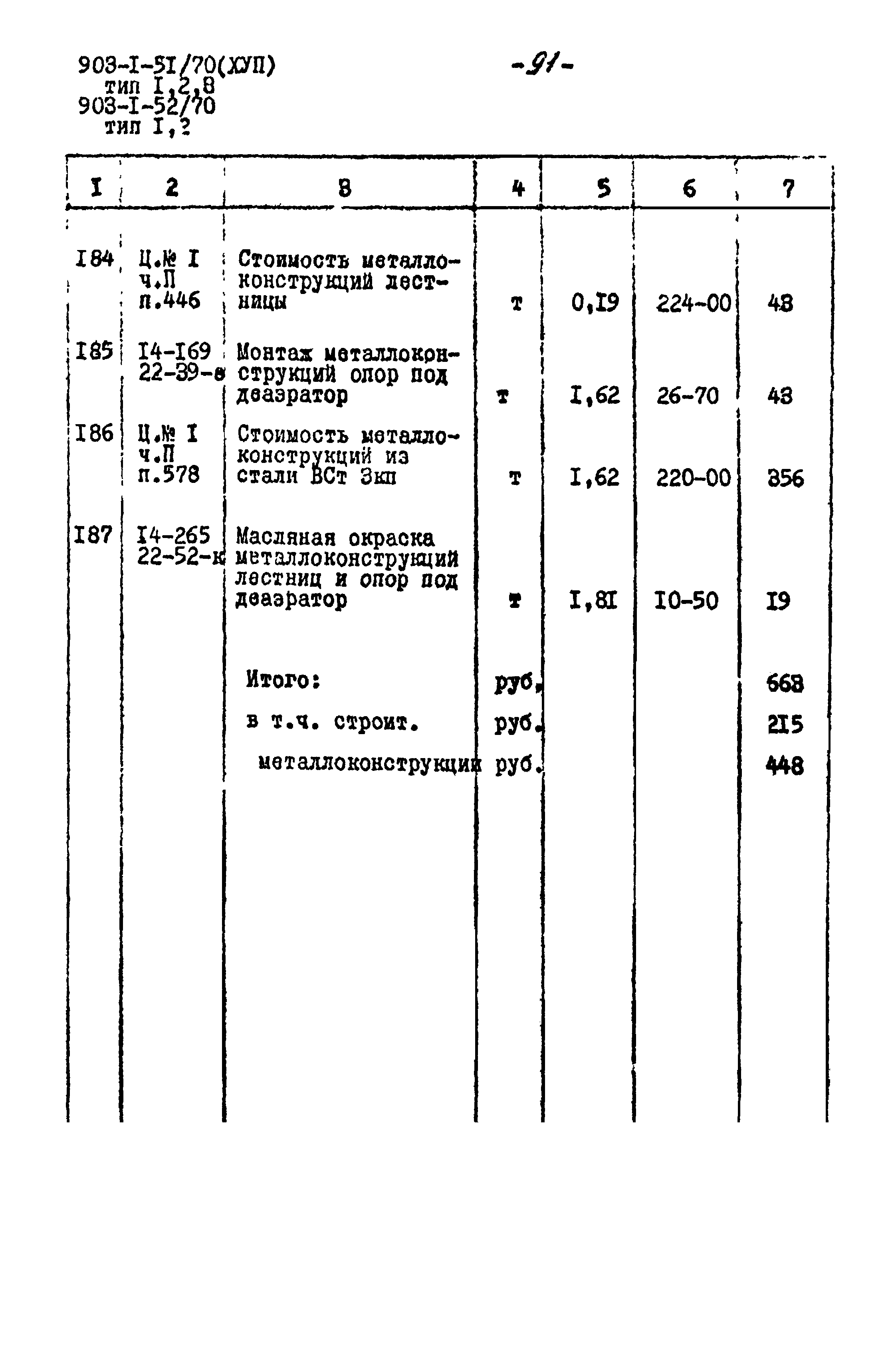 Типовой проект 903-1-52/70