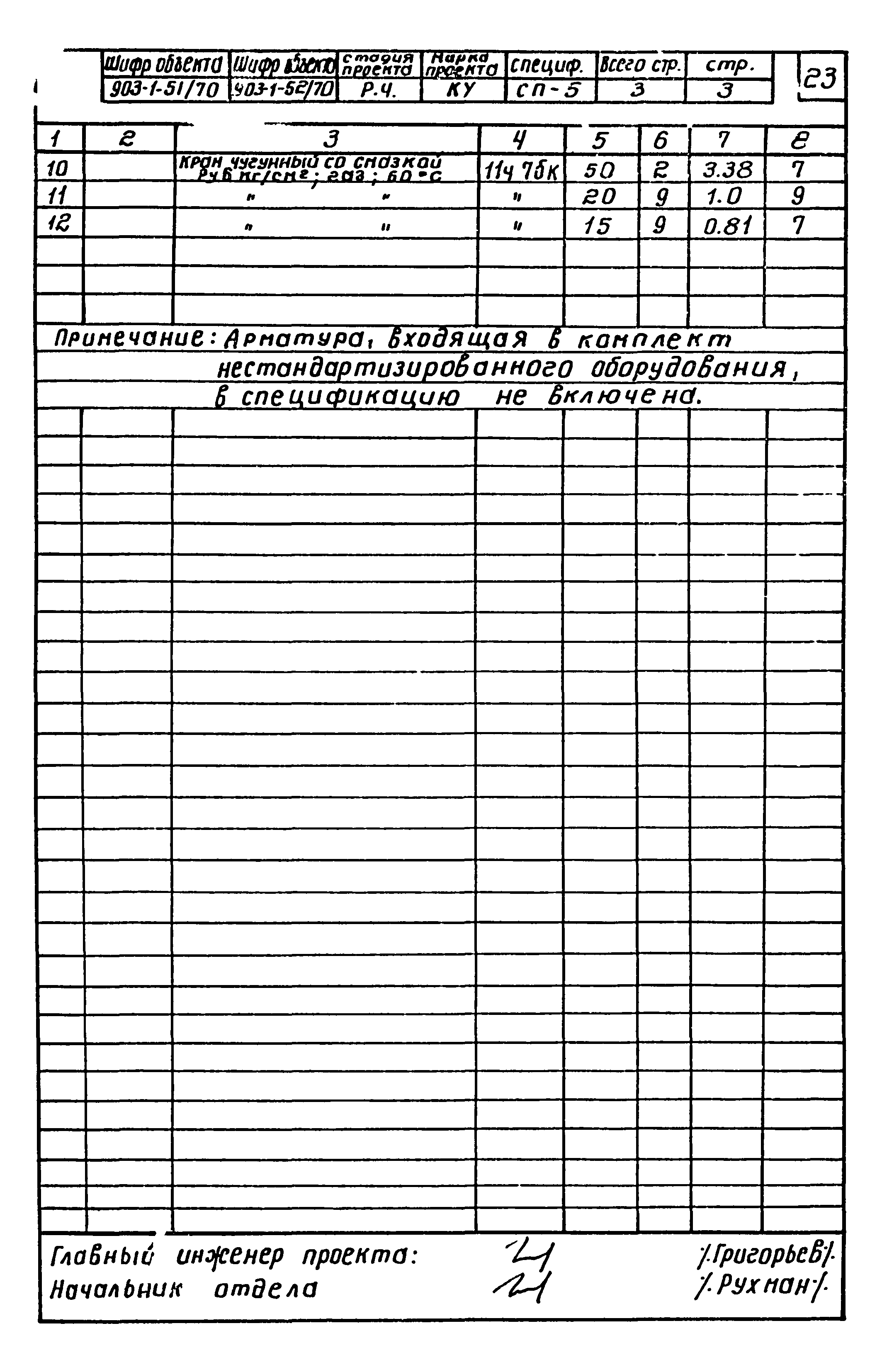 Типовой проект 903-1-51/70