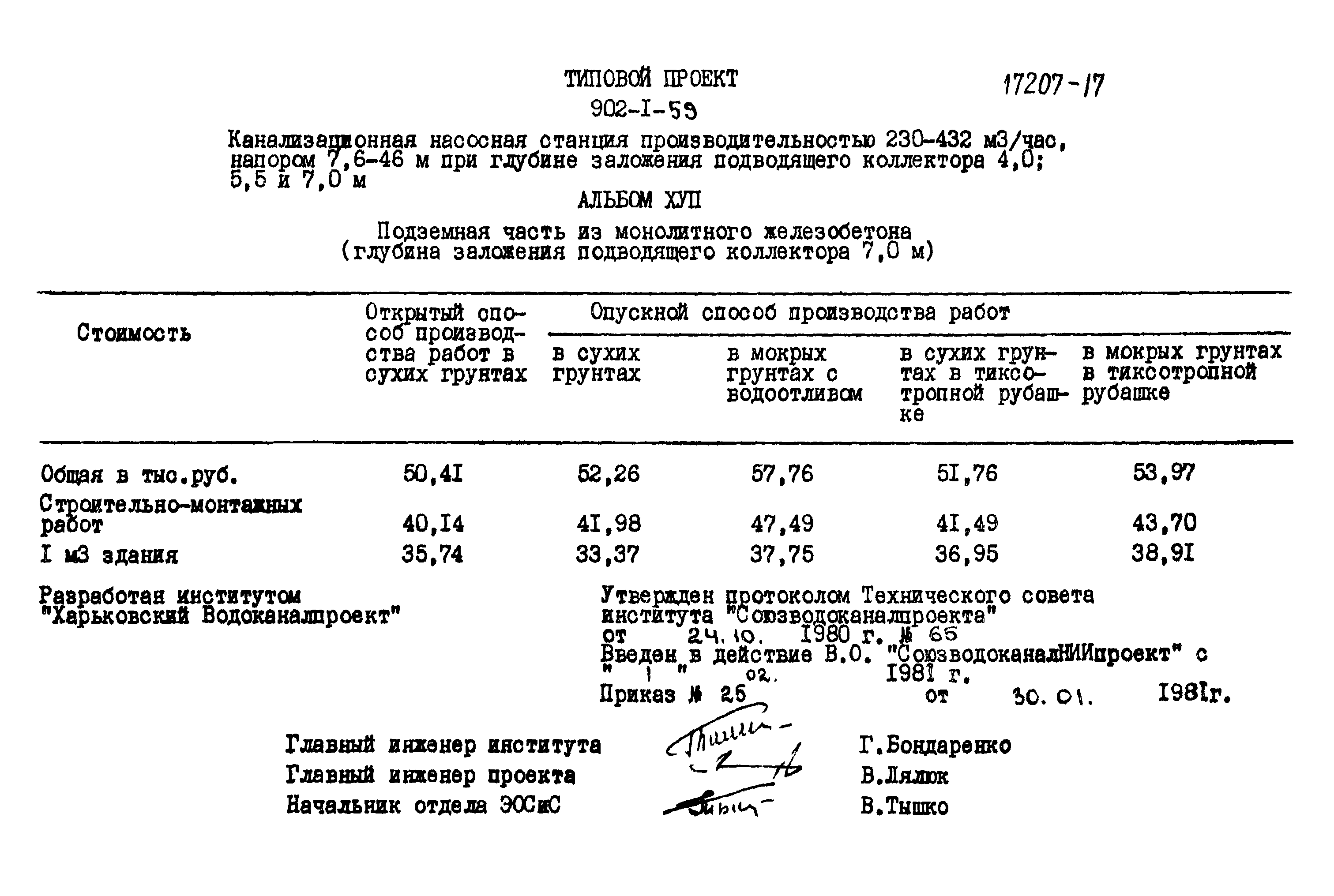 Типовой проект 902-1-59