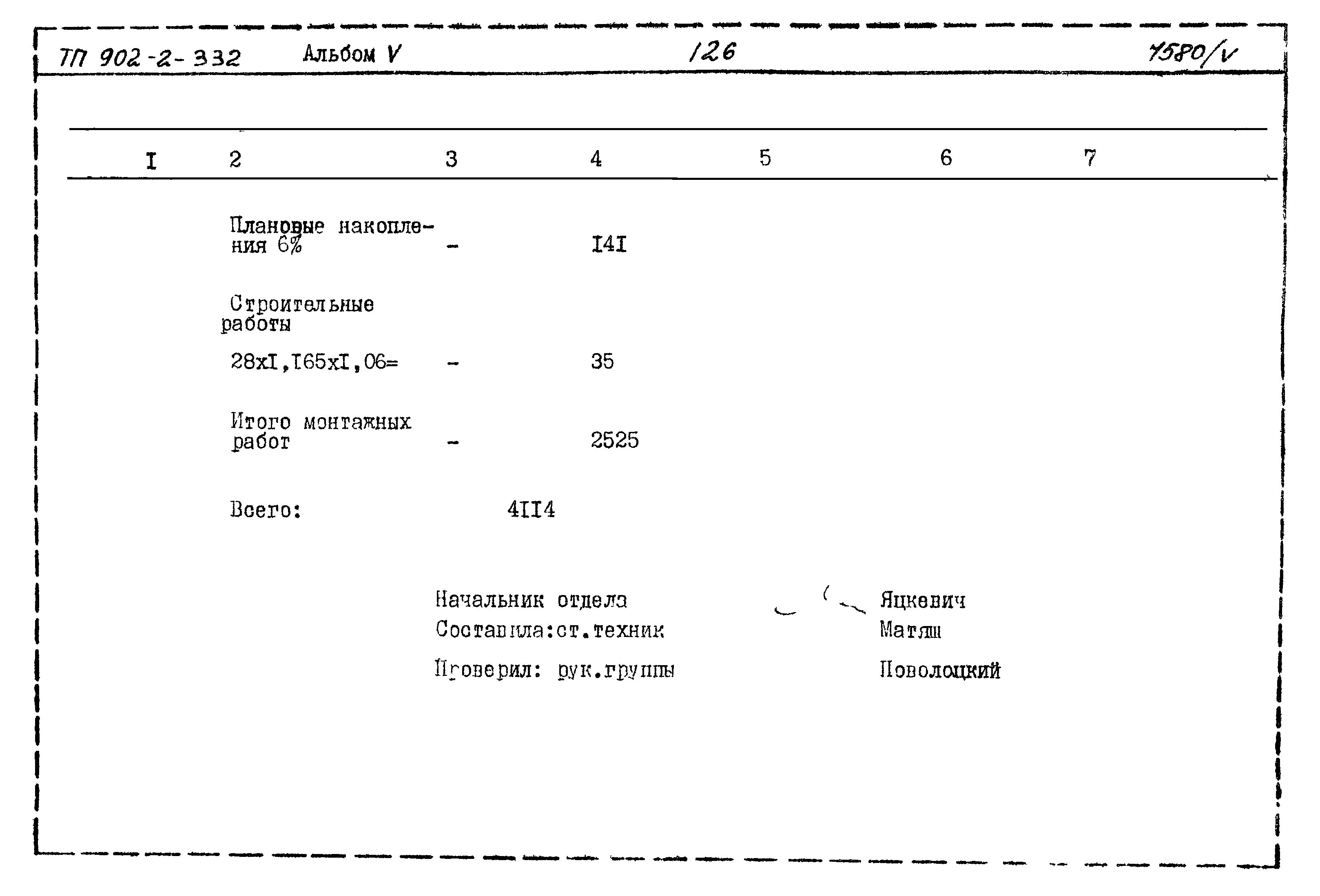 Типовой проект 902-2-332