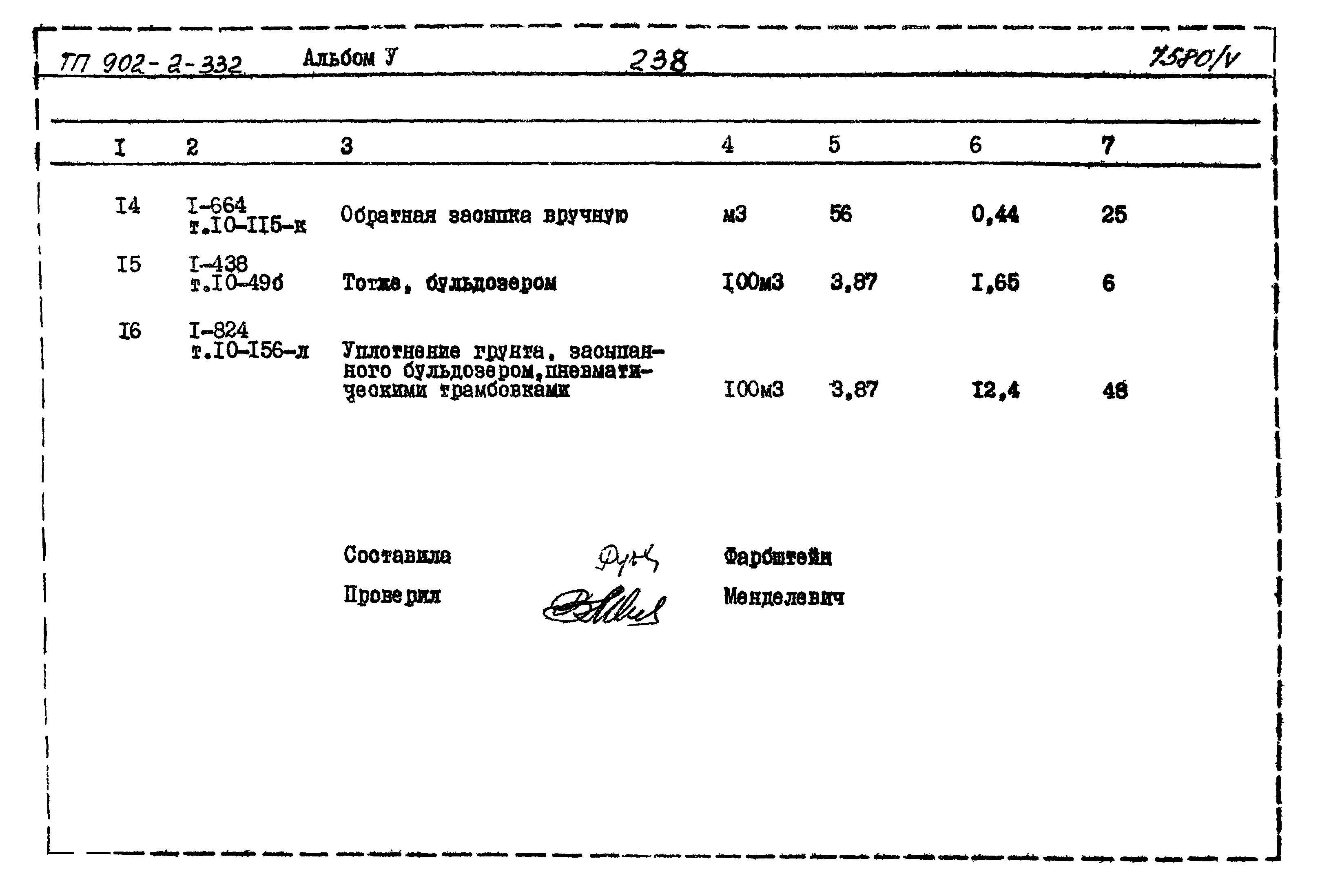 Типовой проект 902-2-332