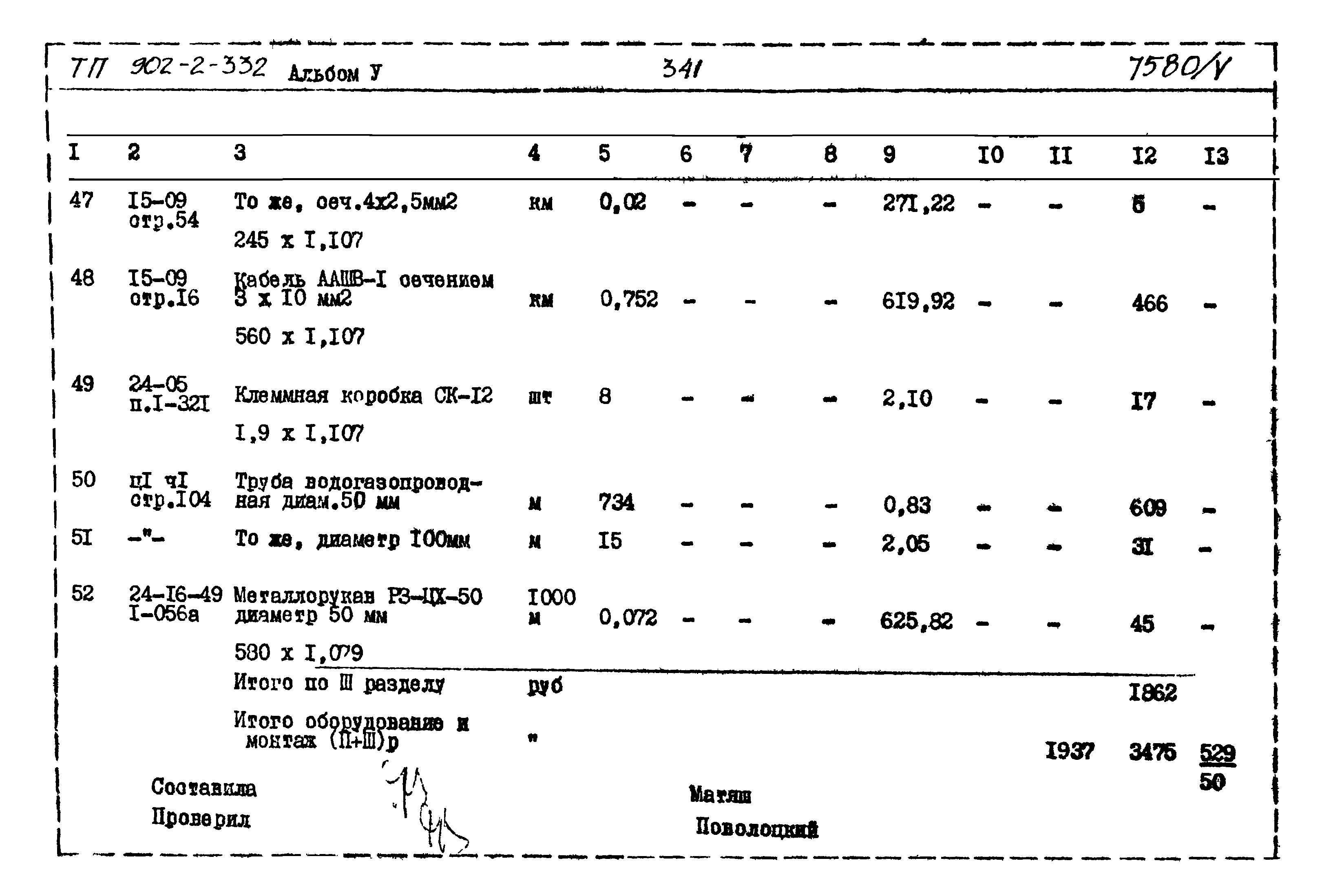 Типовой проект 902-2-332