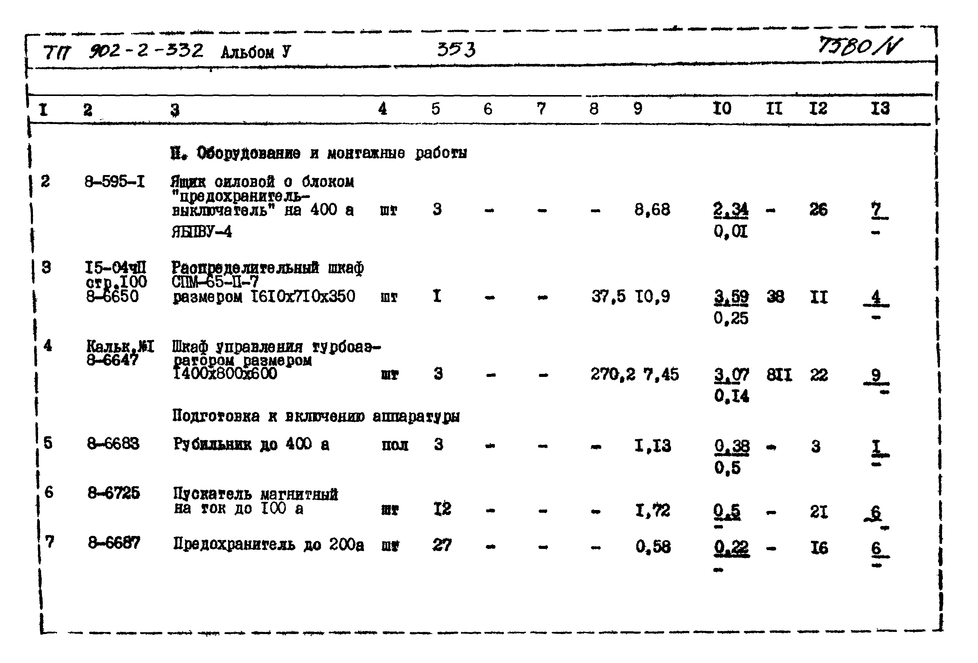 Типовой проект 902-2-332