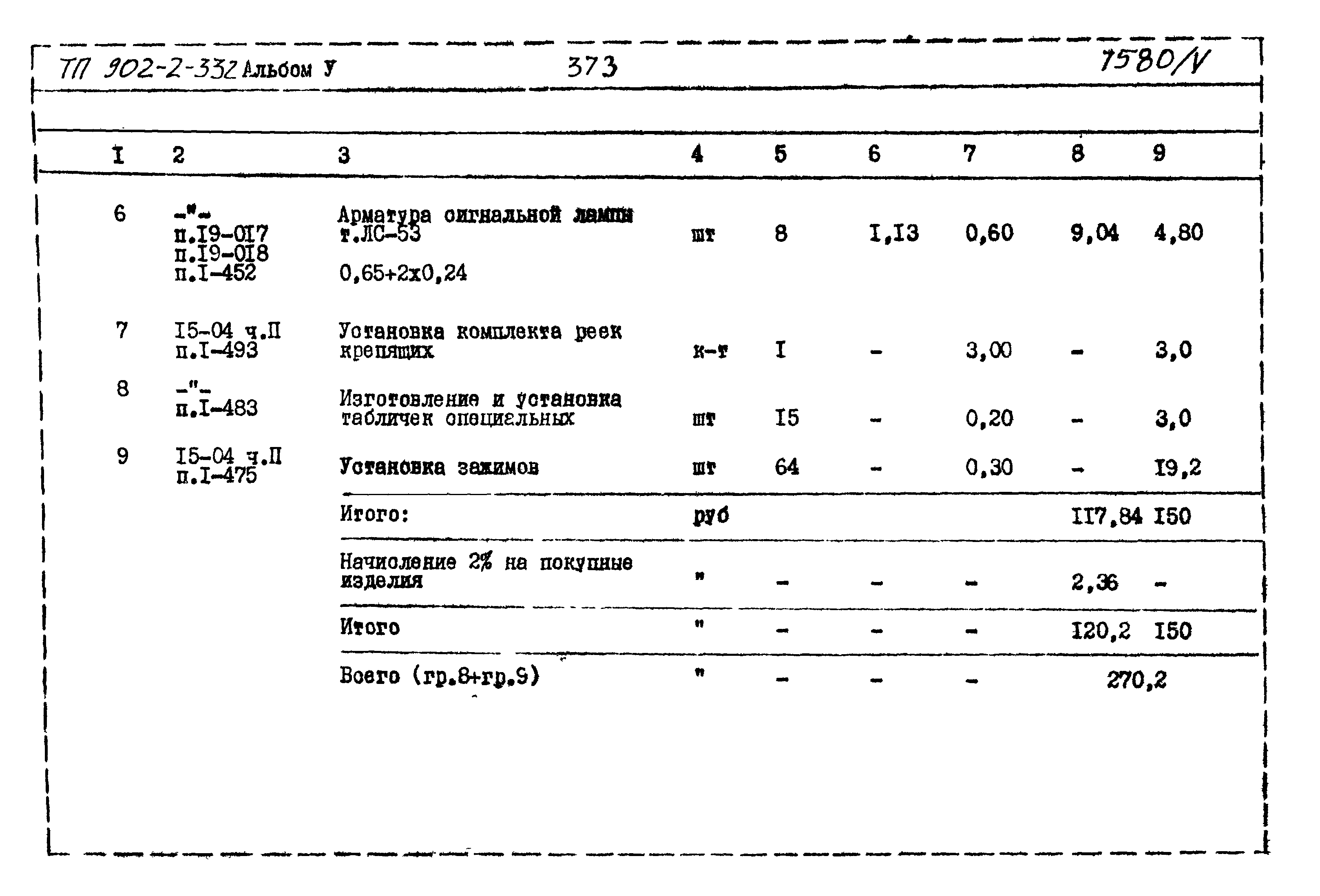 Типовой проект 902-2-332