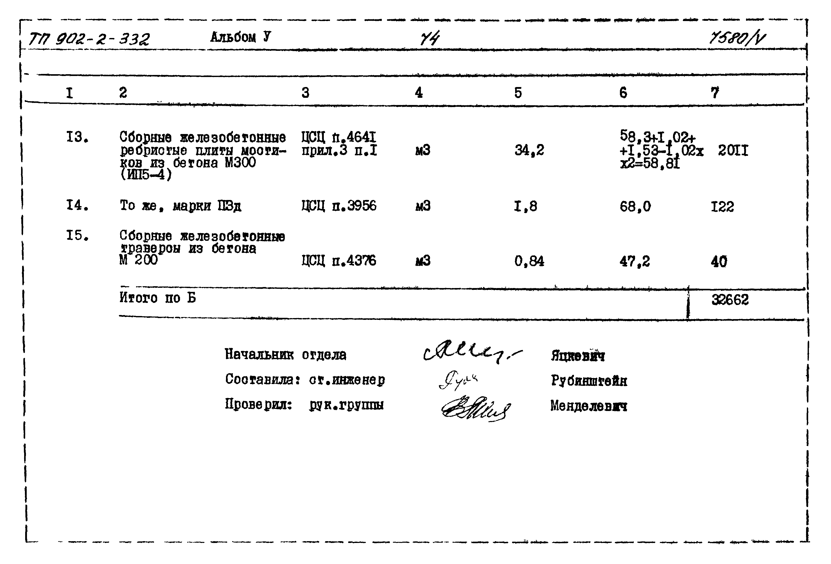 Типовой проект 902-2-332