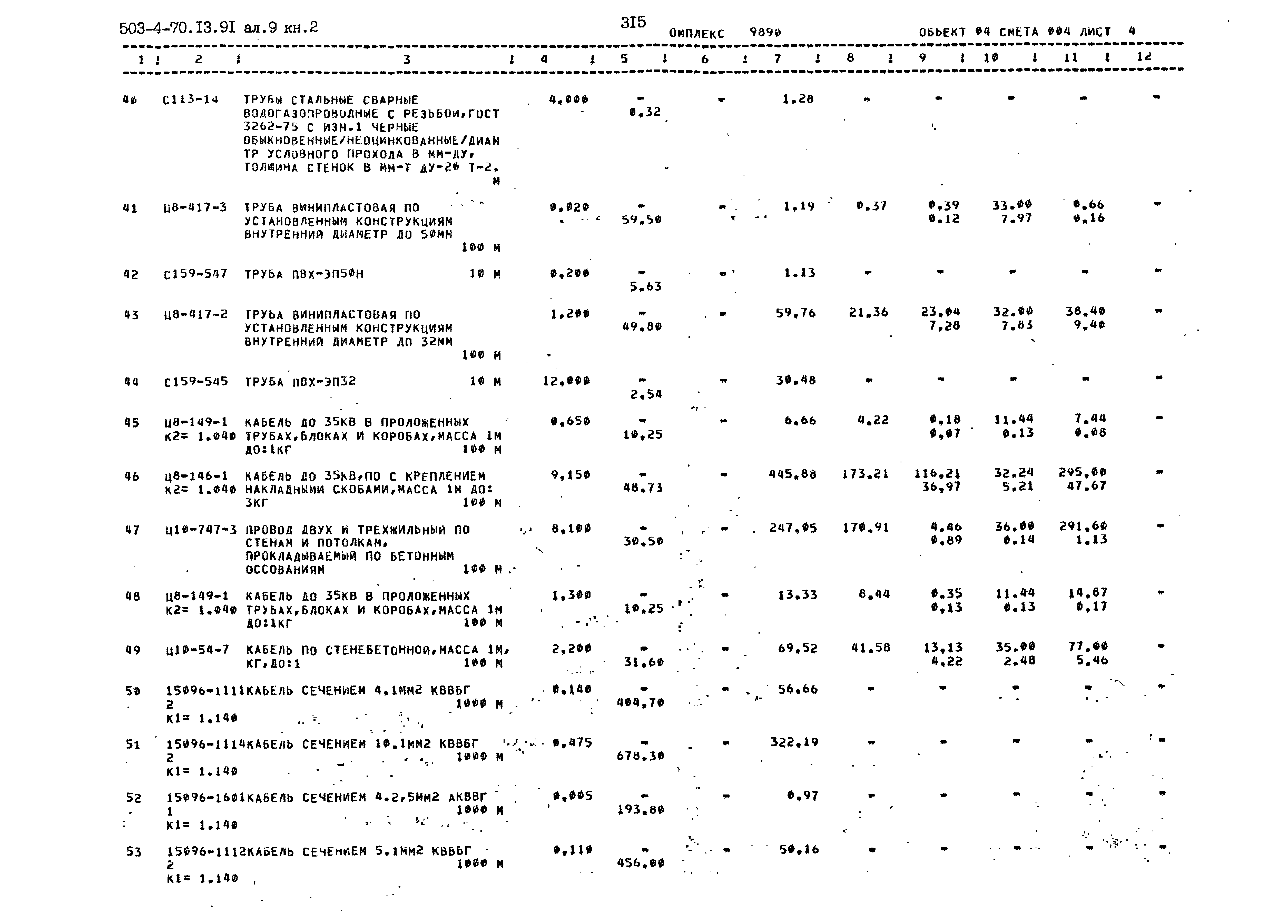 Типовой проект 503-4-70.13.91