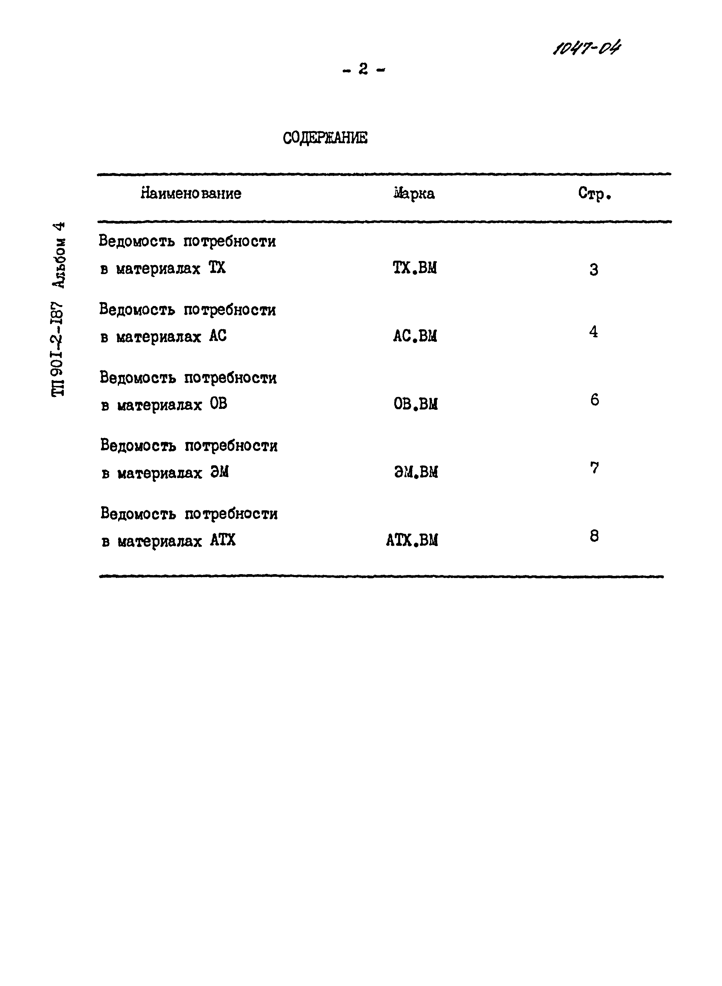 Типовой проект 901-2-187.91