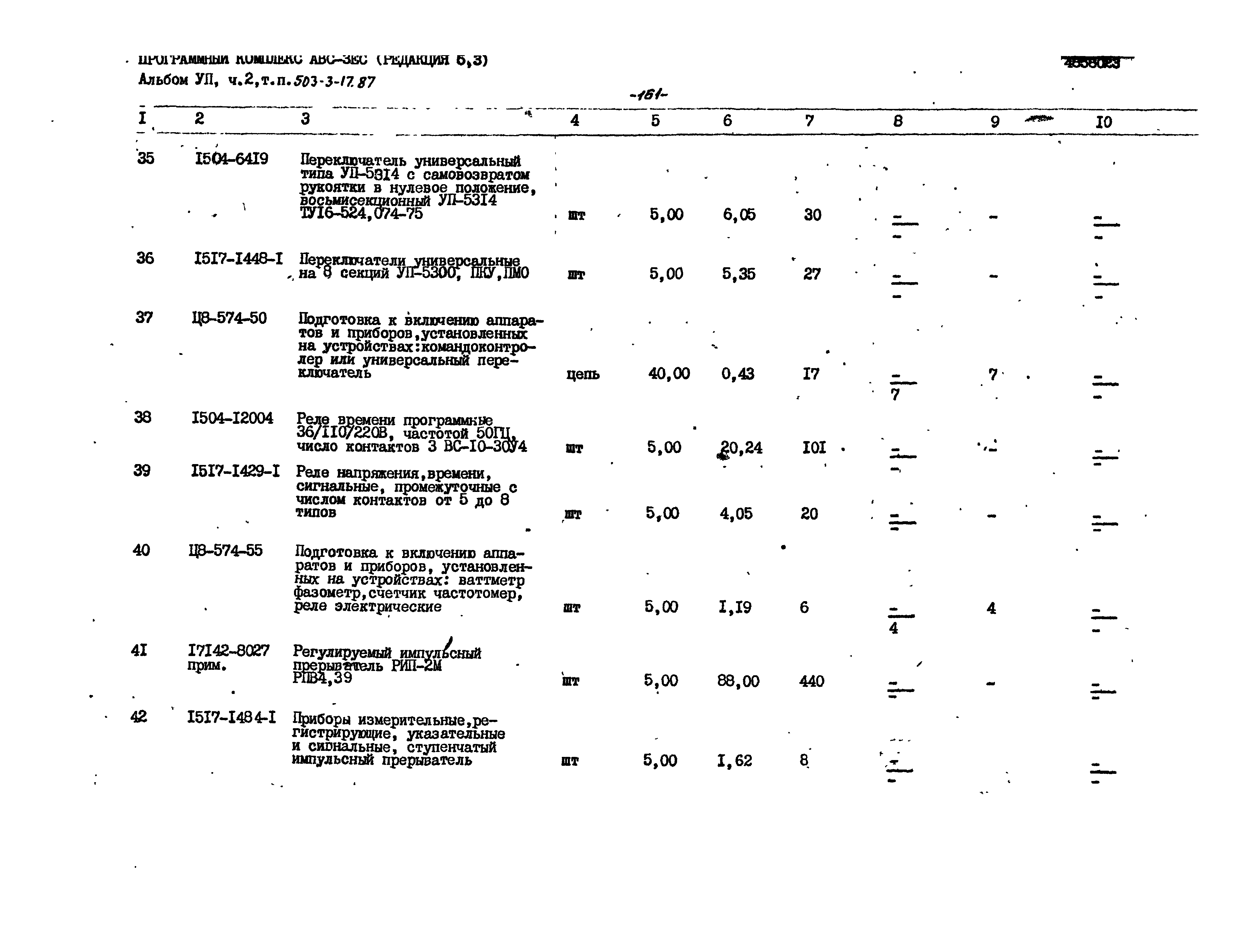 Типовой проект 503-3-17.87