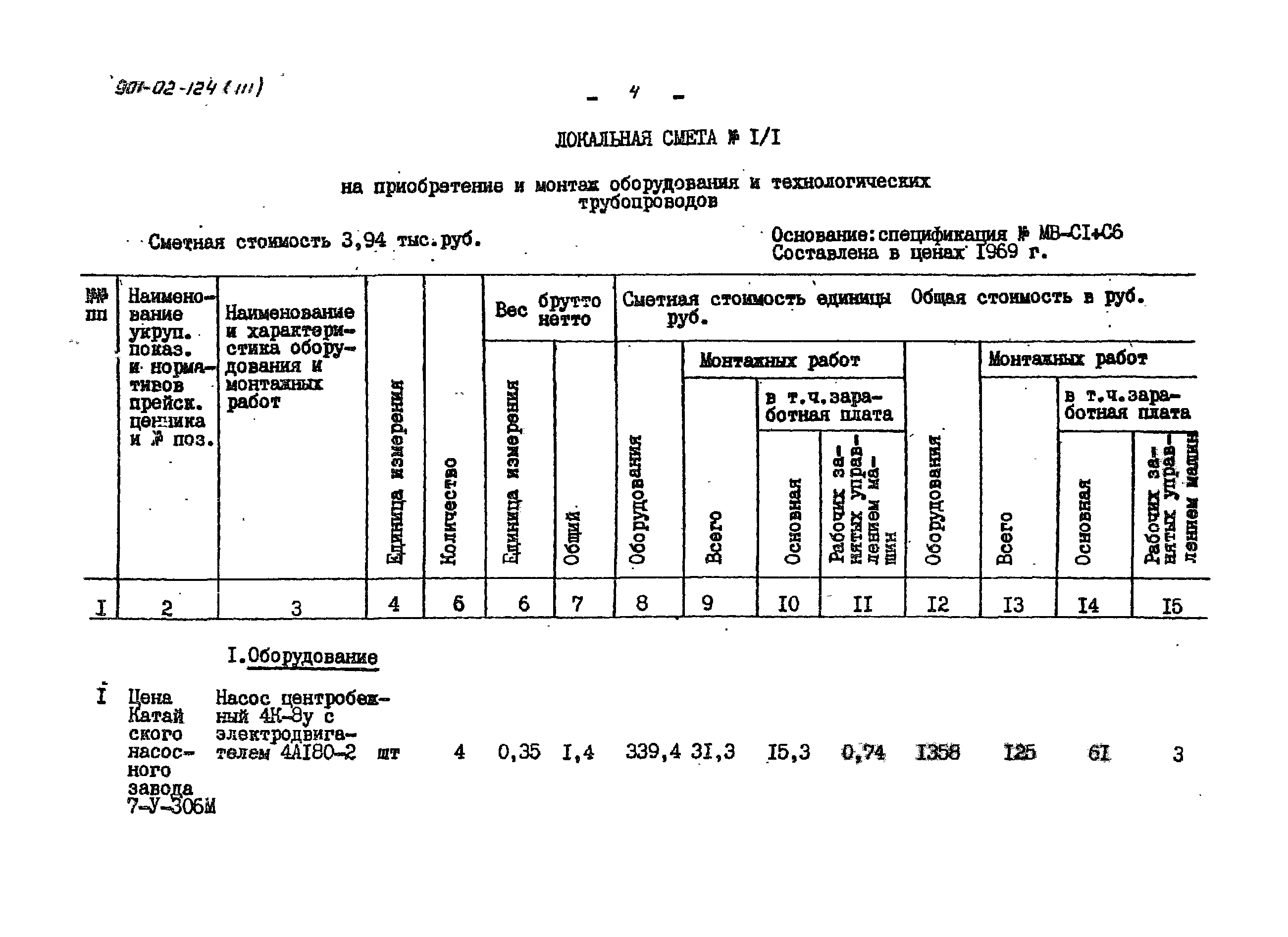 Типовые проектные решения 901-02-124