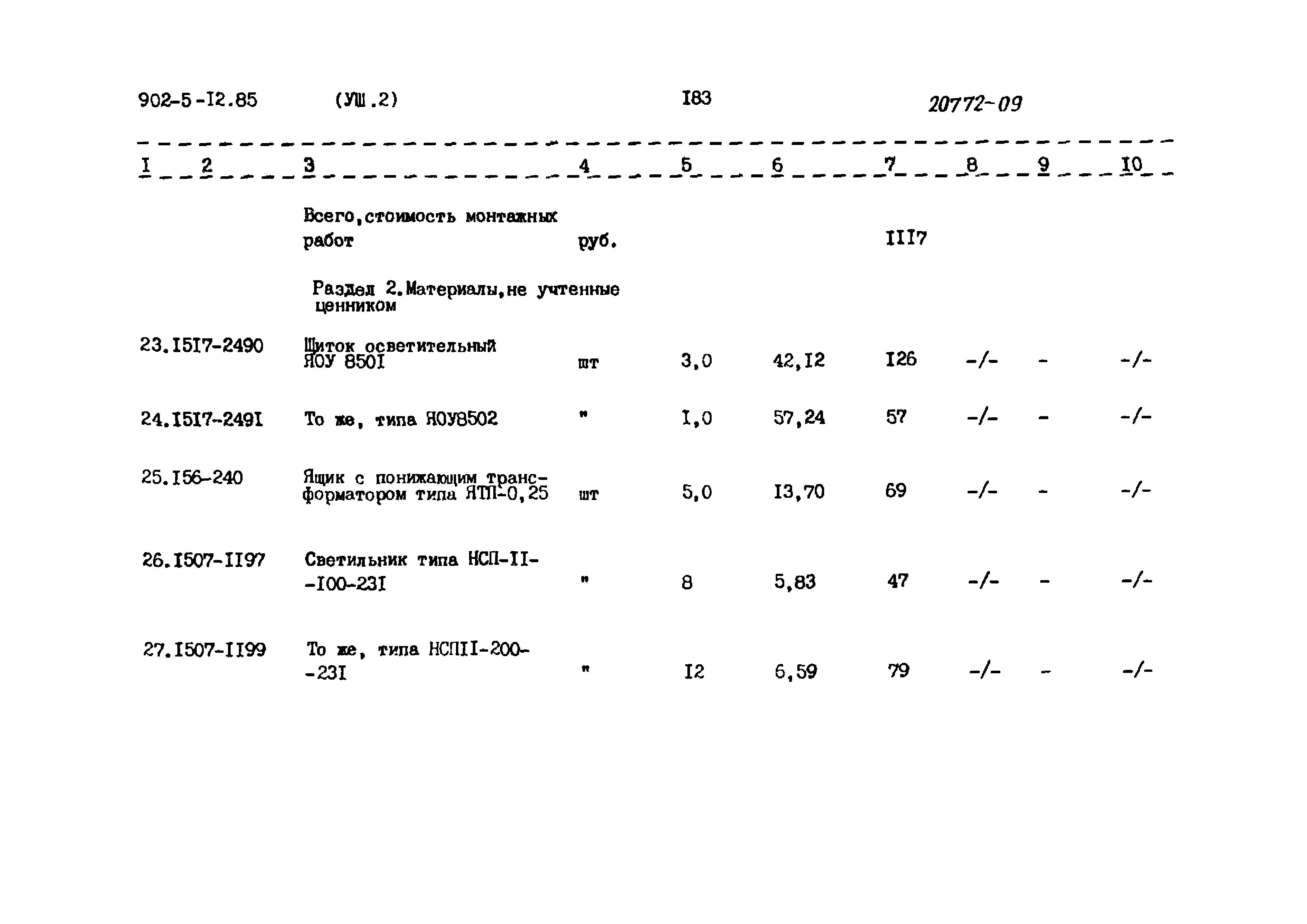 Типовой проект 902-5-12.85