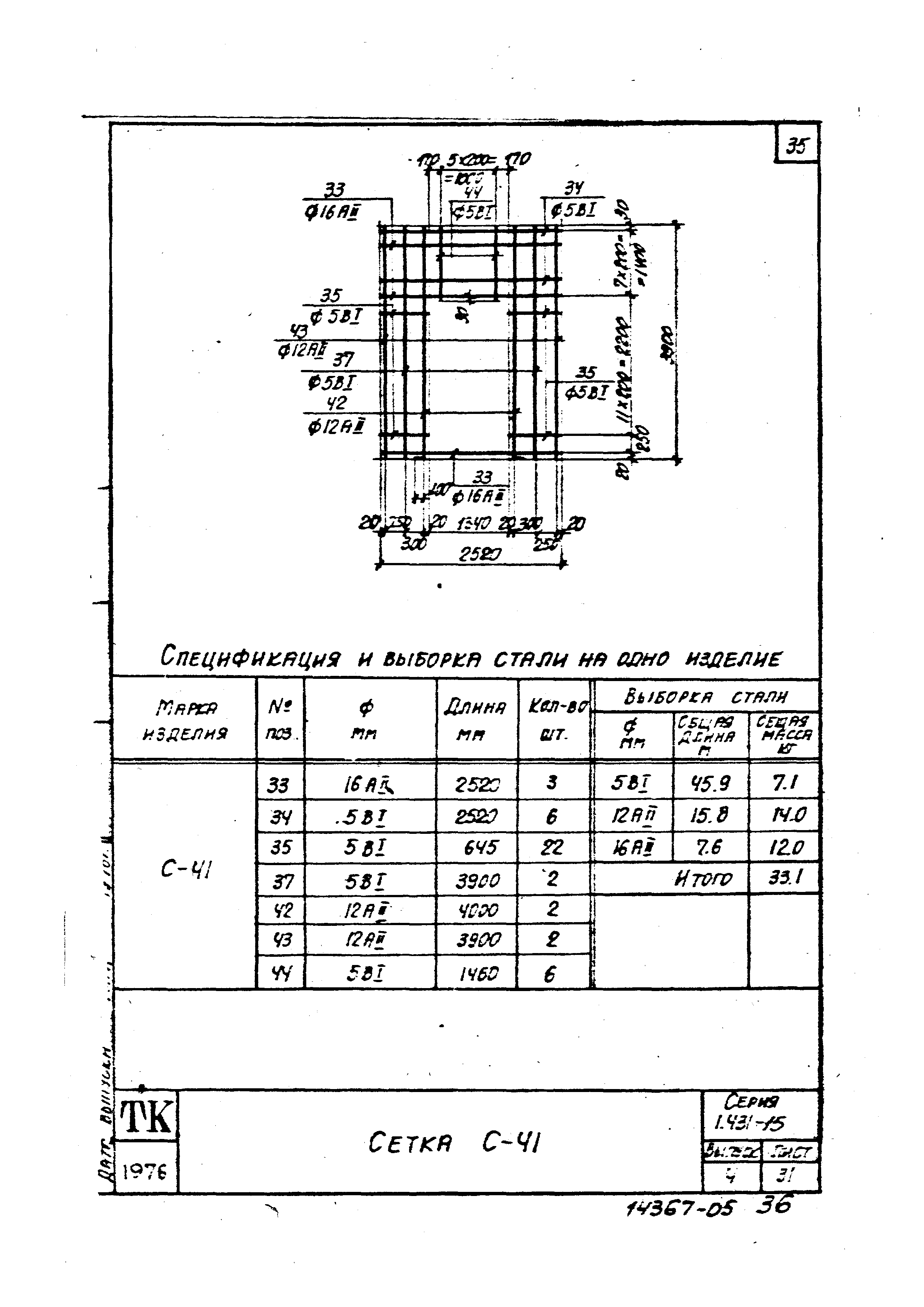 Серия 1.431-15