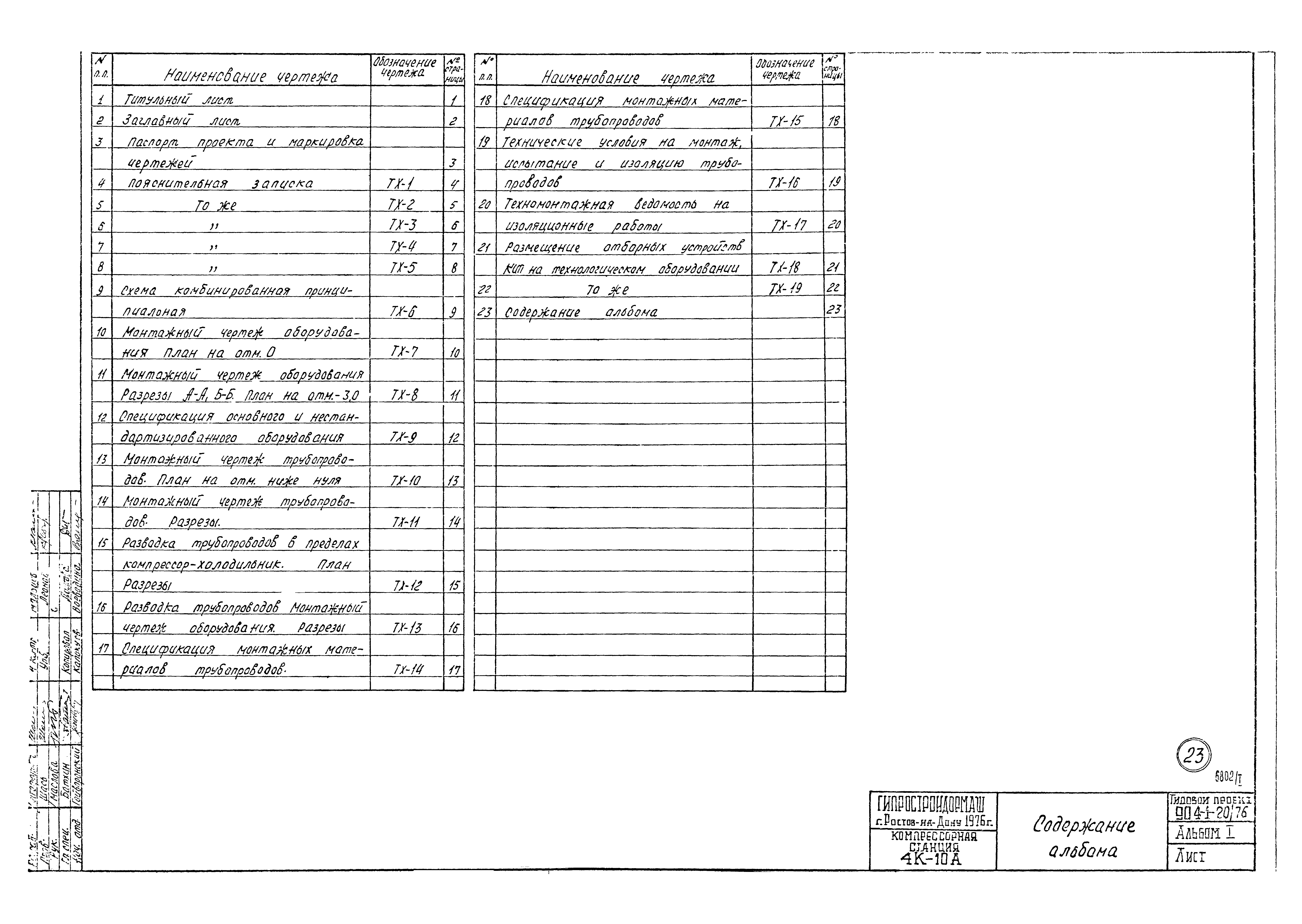 Типовой проект 904-1-20/76