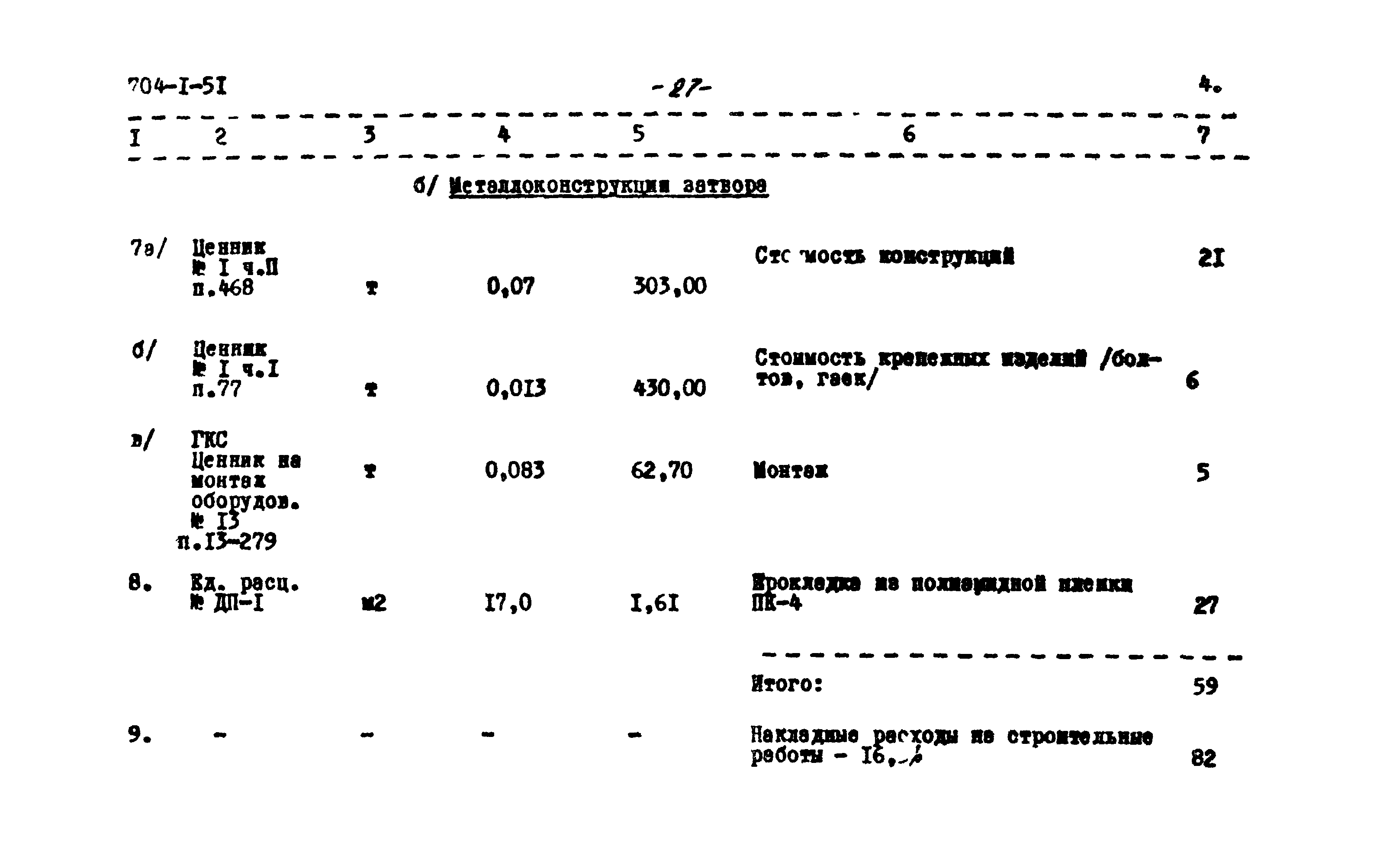 Типовой проект 704-1-51