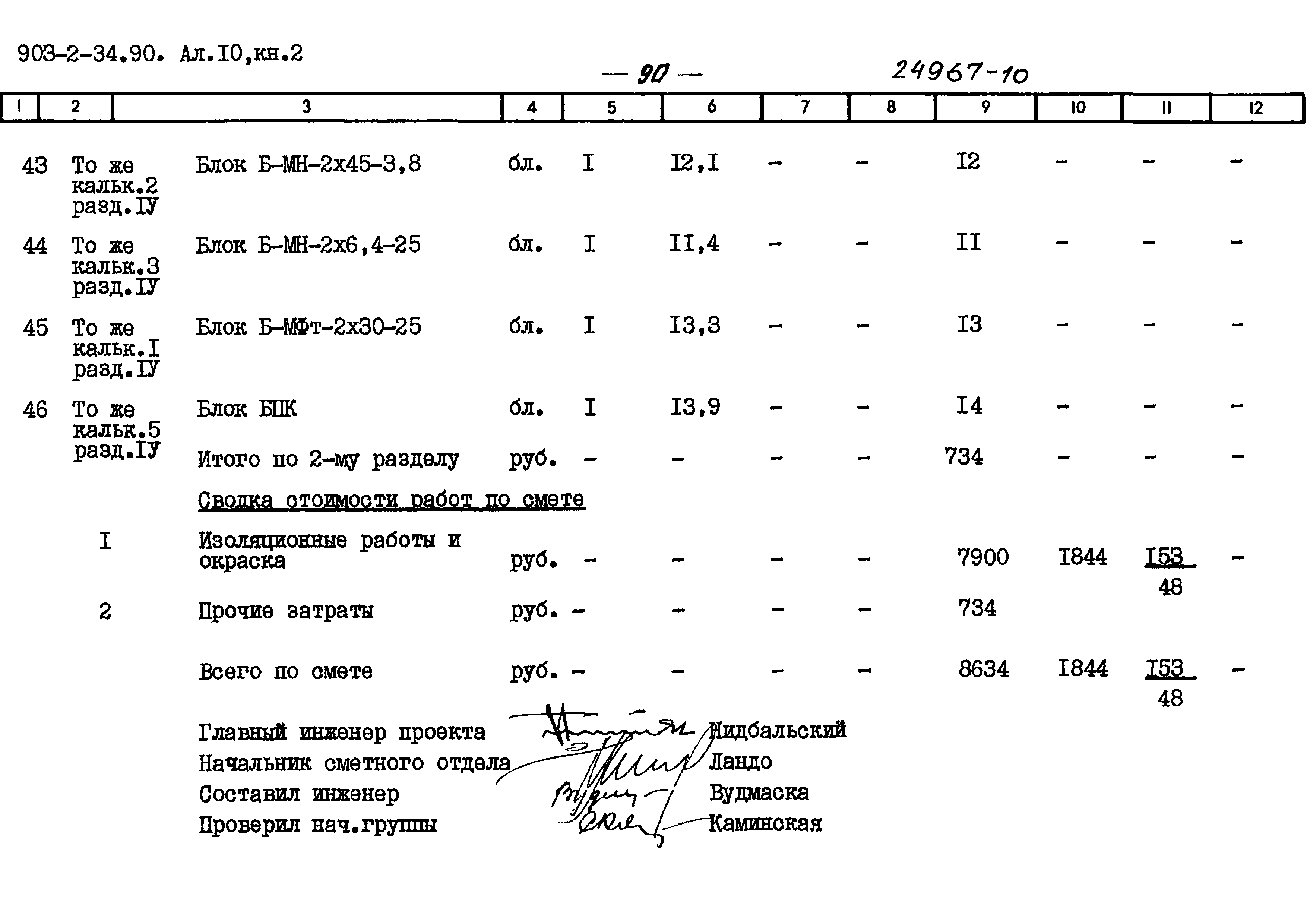 Типовой проект 903-2-34.90