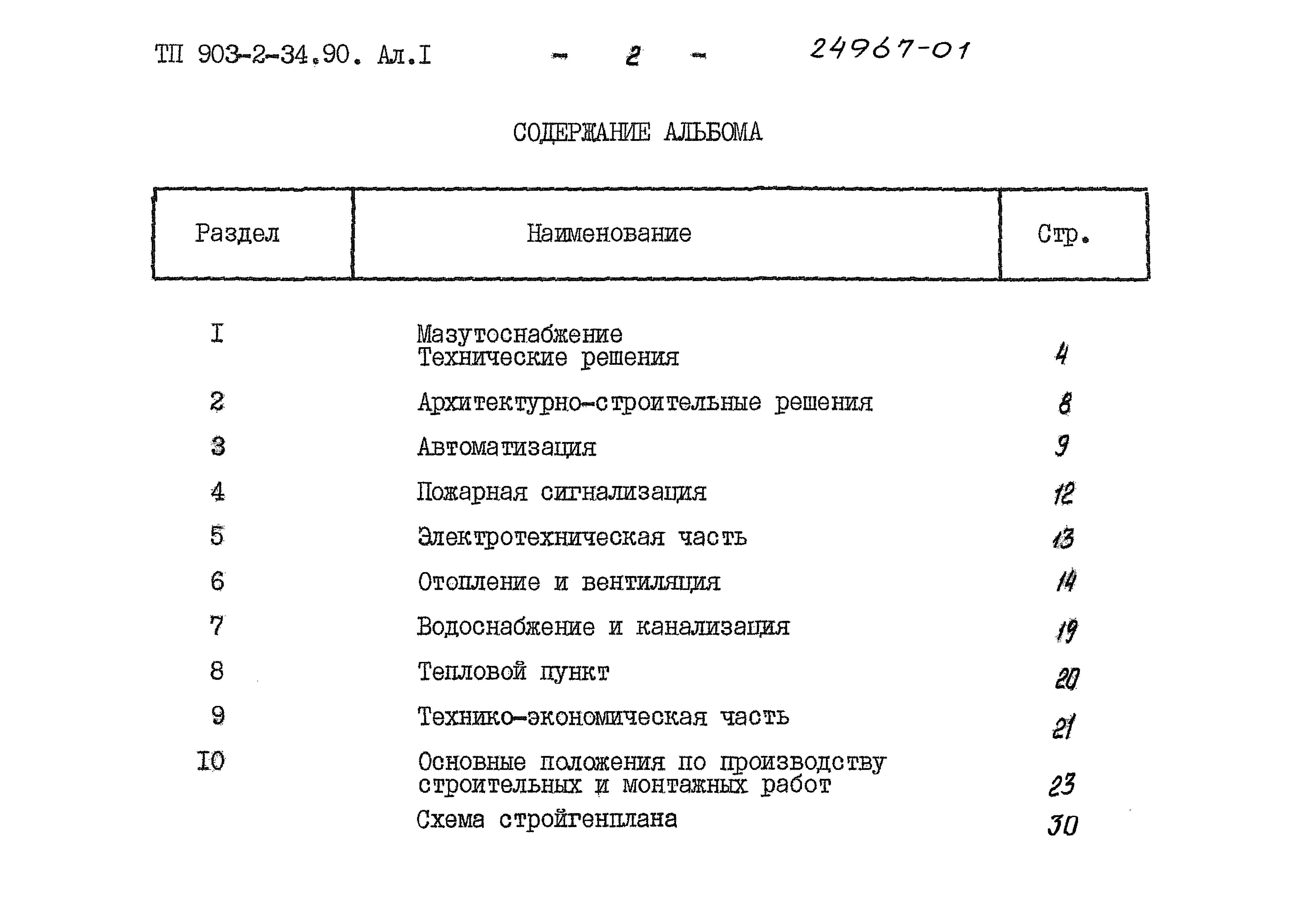 Типовой проект 903-2-34.90