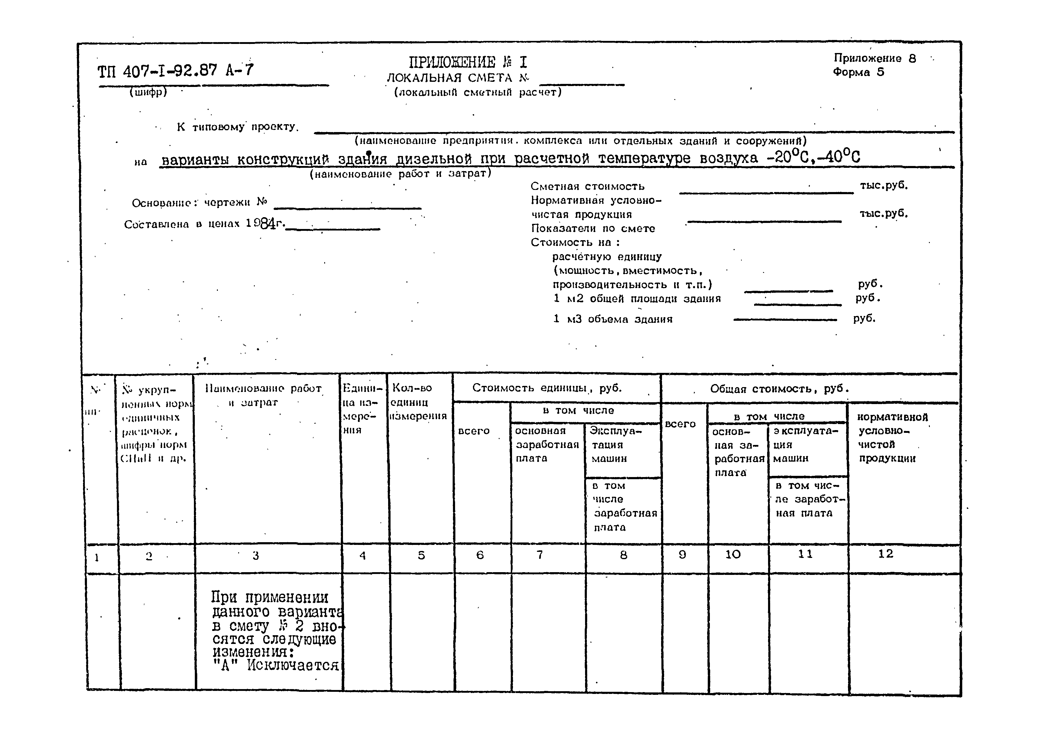 Типовой проект 407-1-92.87