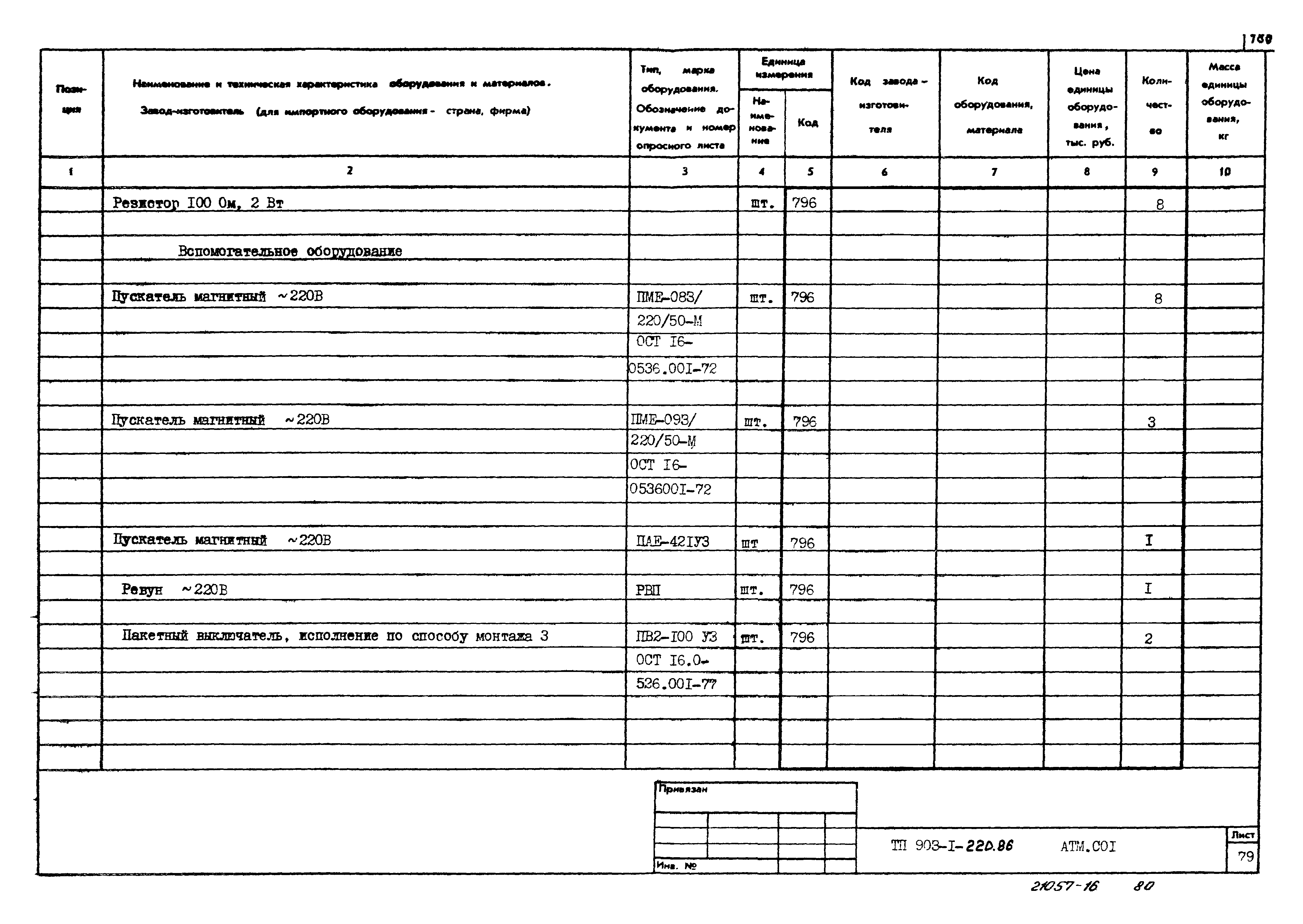 Типовой проект 903-1-220.86