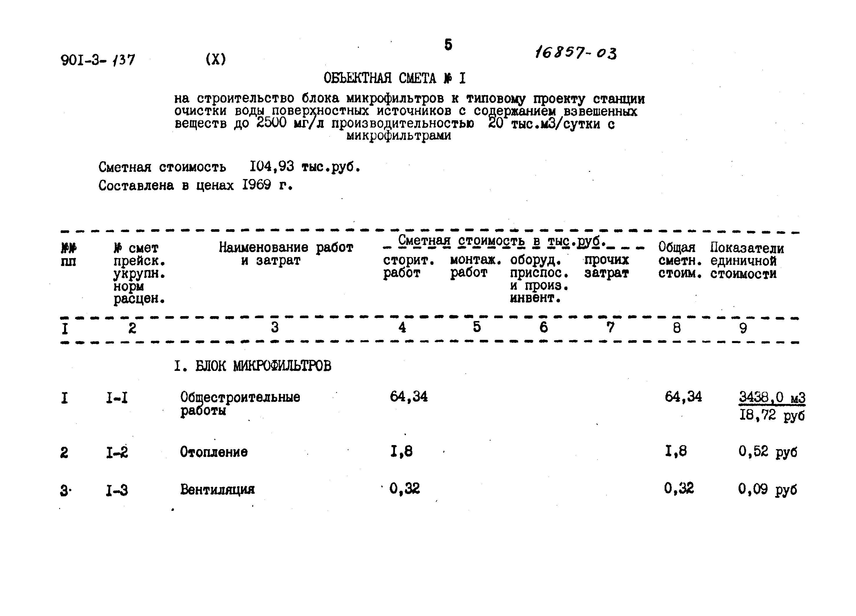 Типовой проект 901-3-137