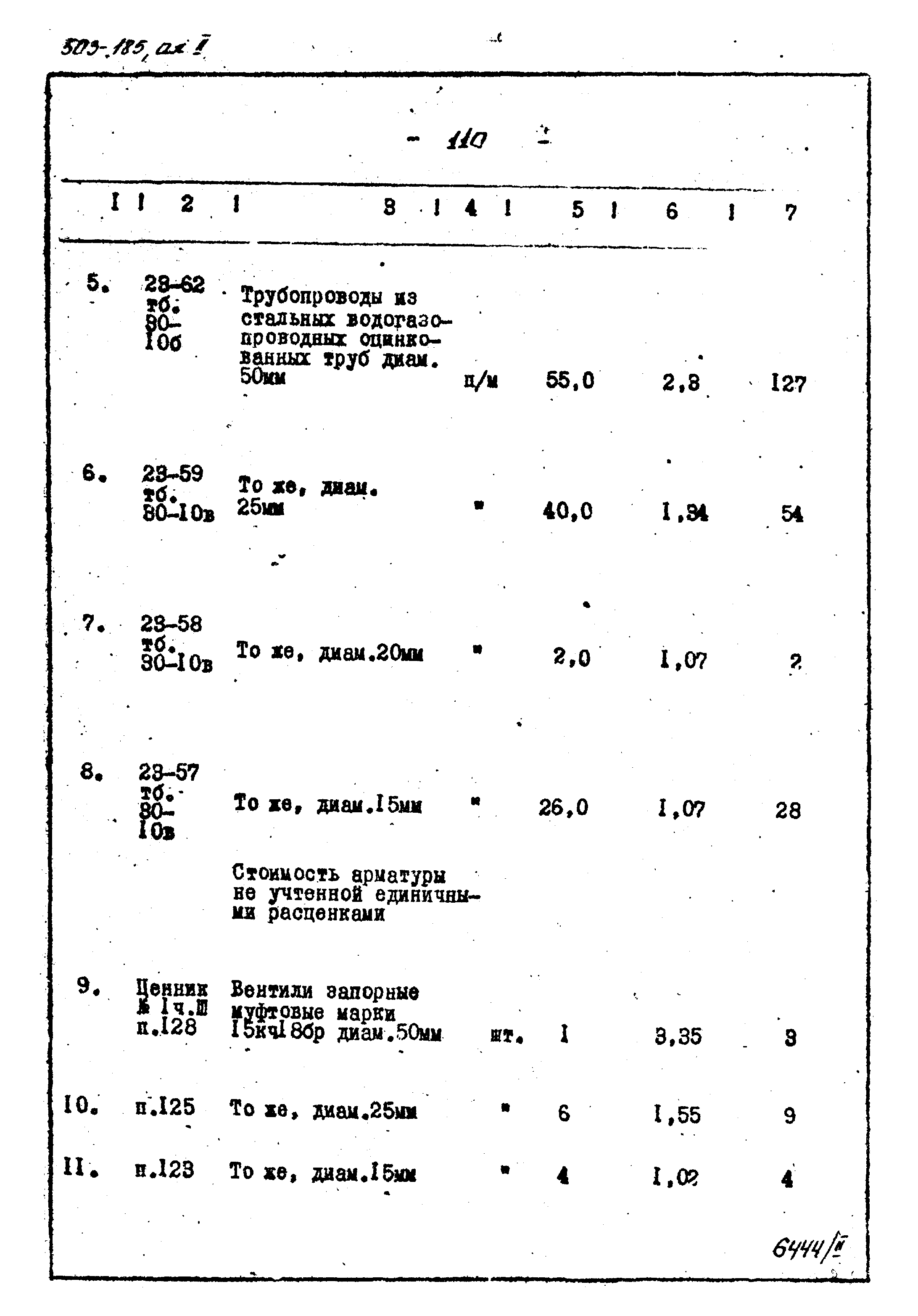 Типовой проект 503-185