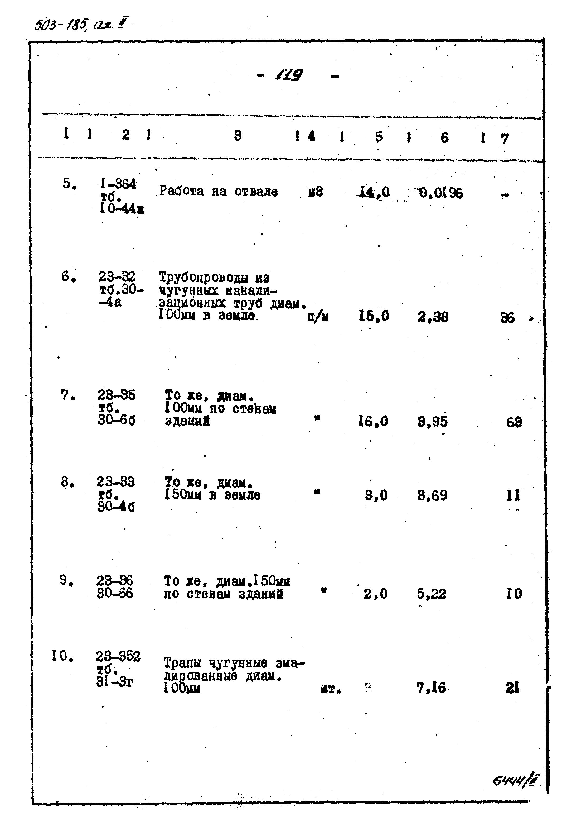 Типовой проект 503-185