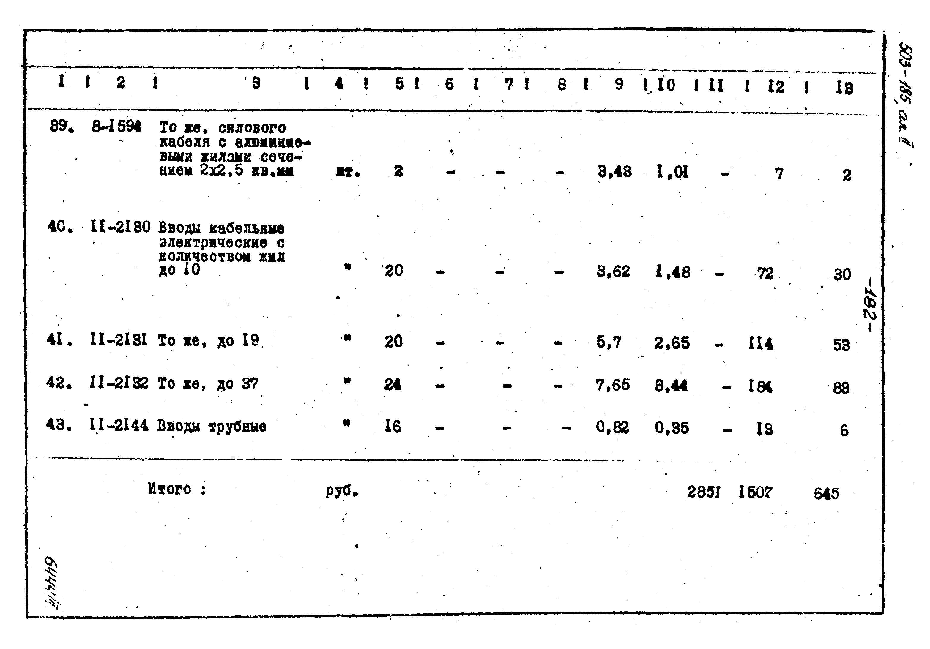 Типовой проект 503-185