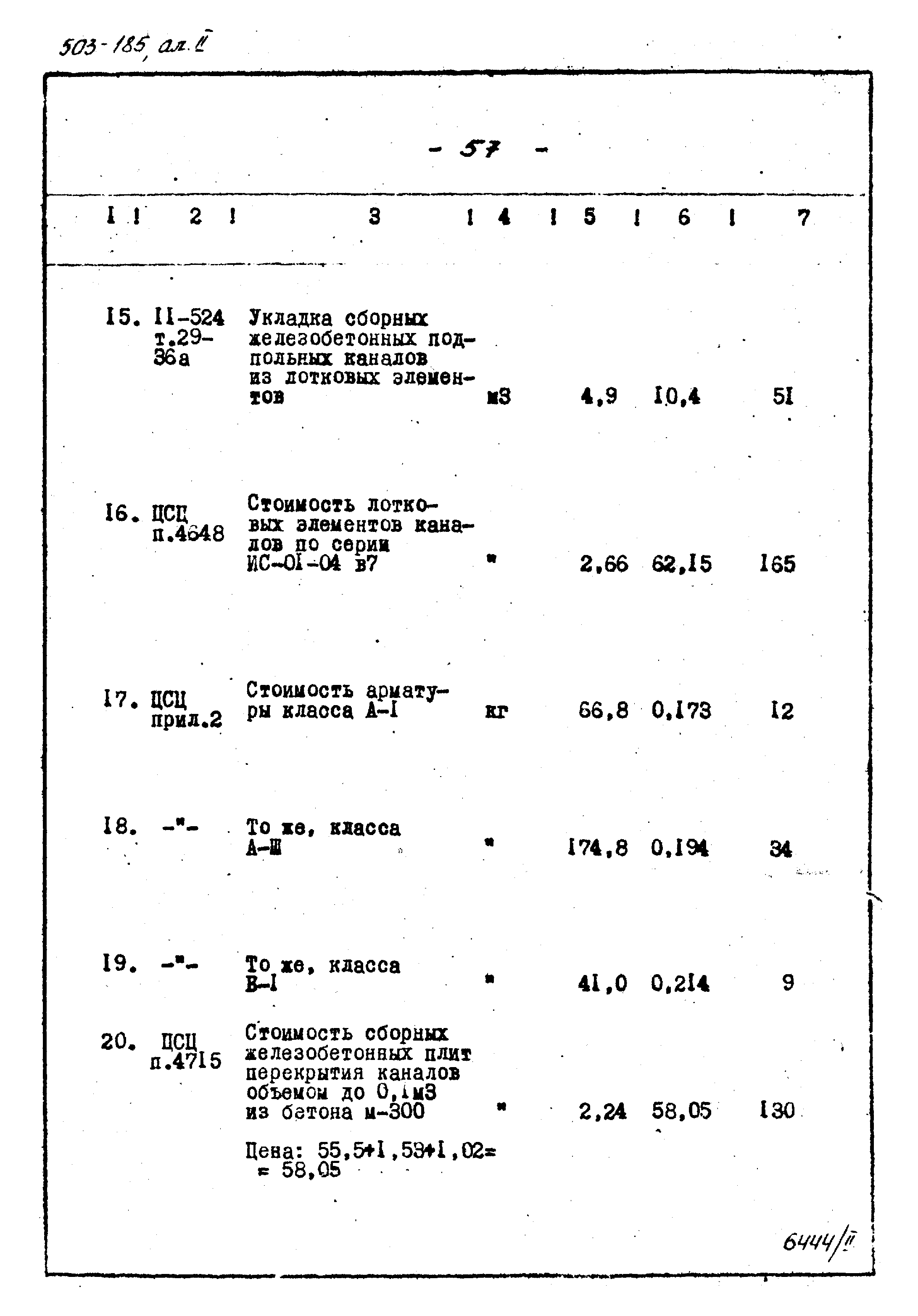 Типовой проект 503-185