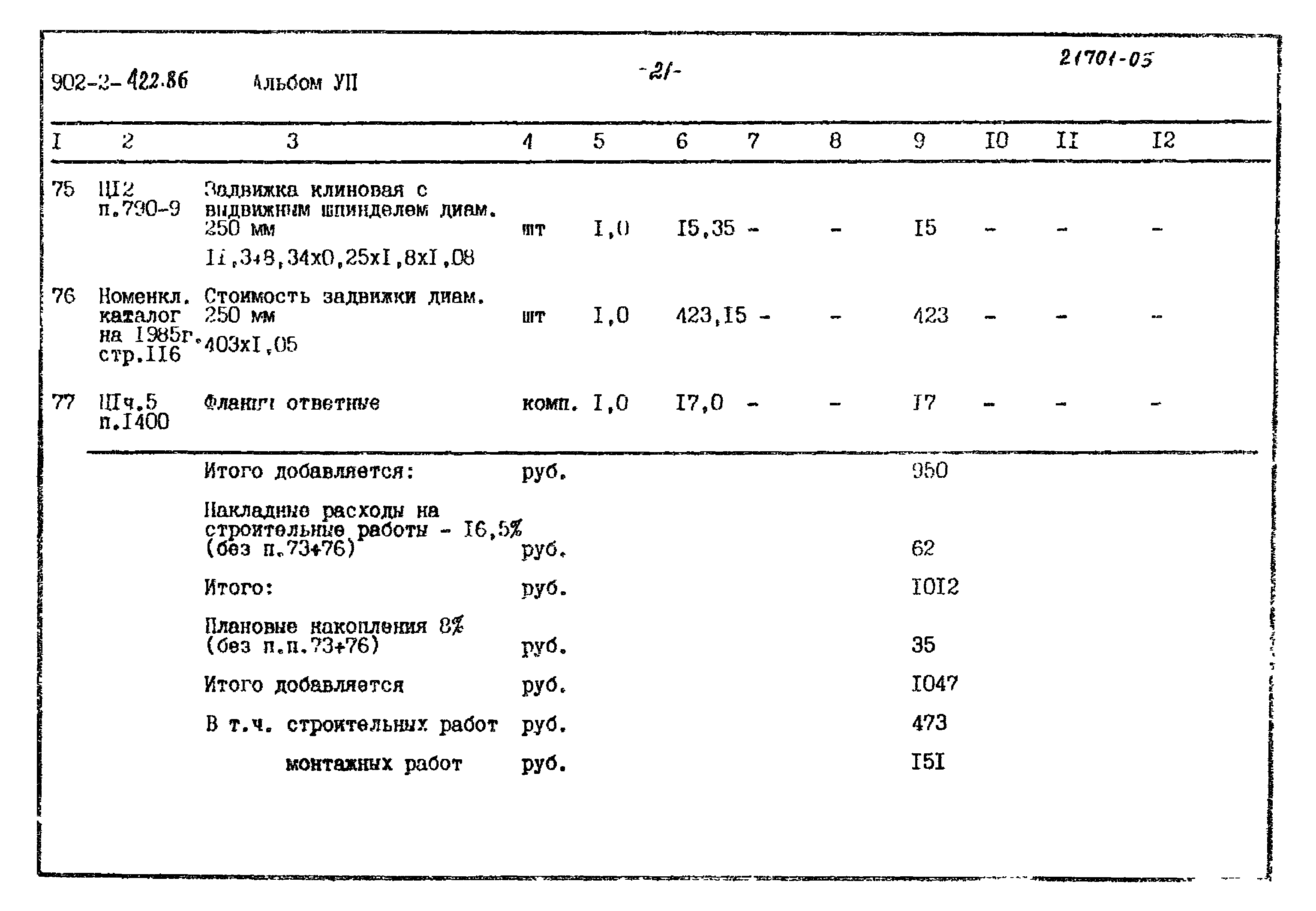 Типовой проект 902-2-422.86