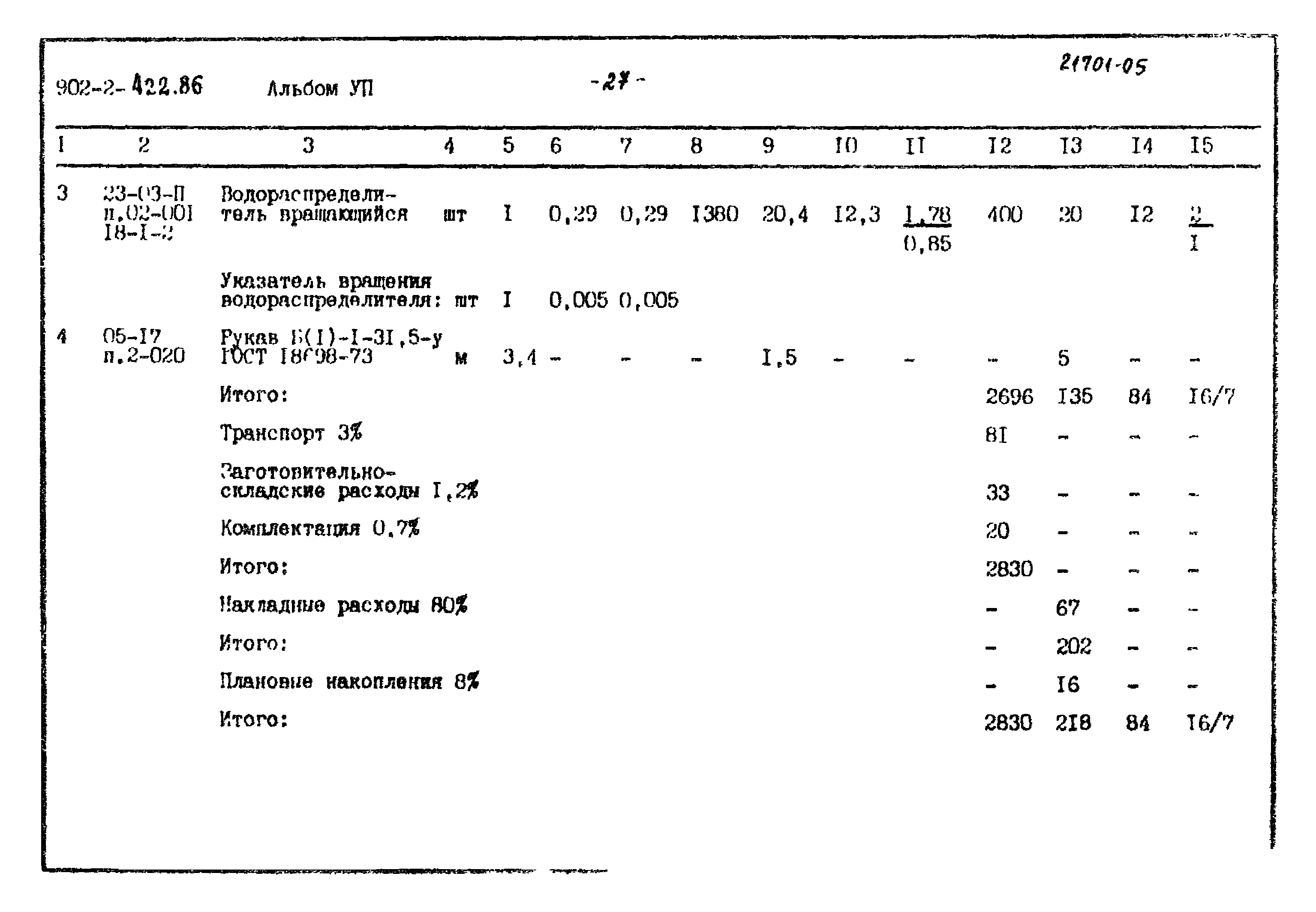 Типовой проект 902-2-422.86