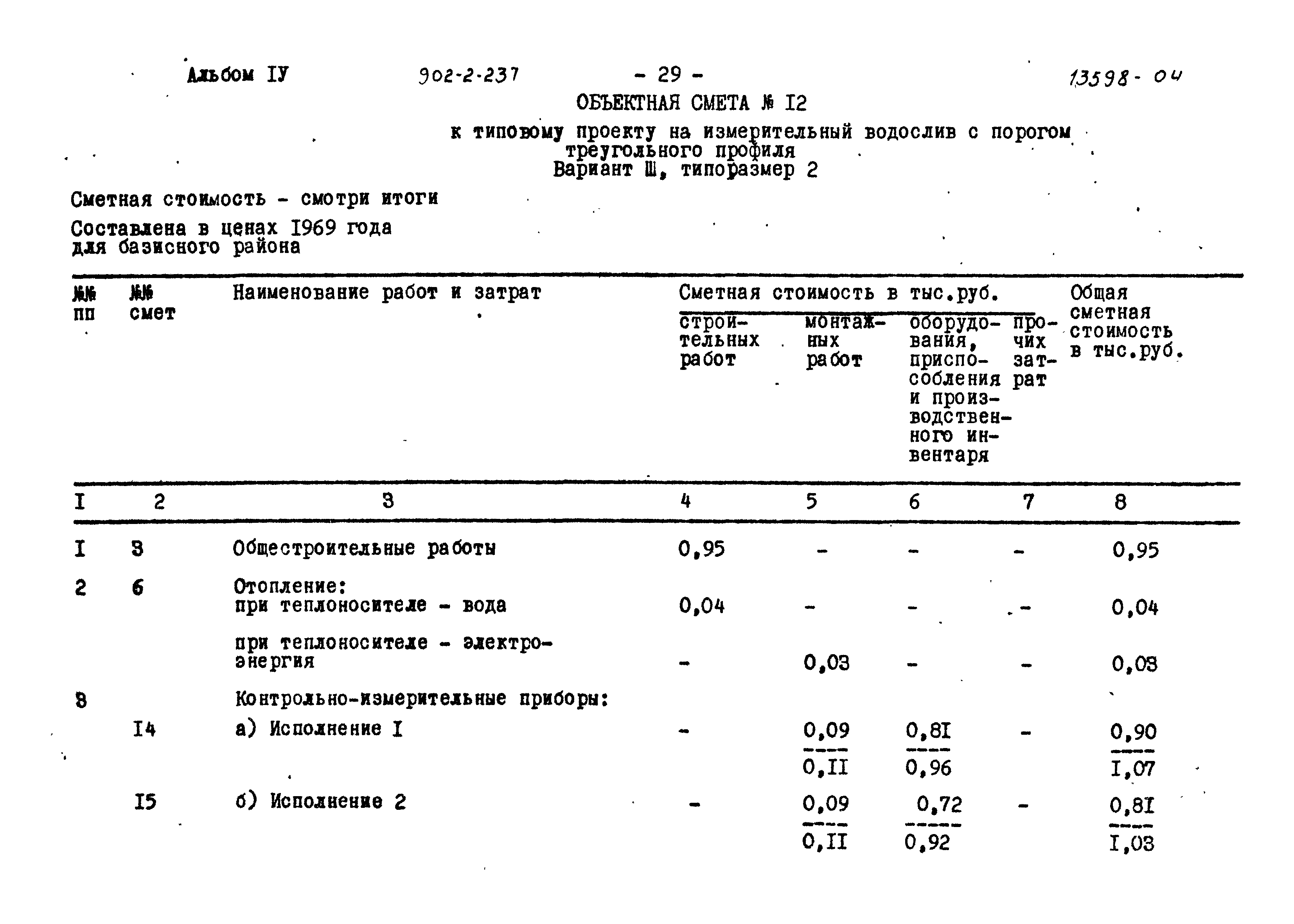 Типовой проект 902-2-237