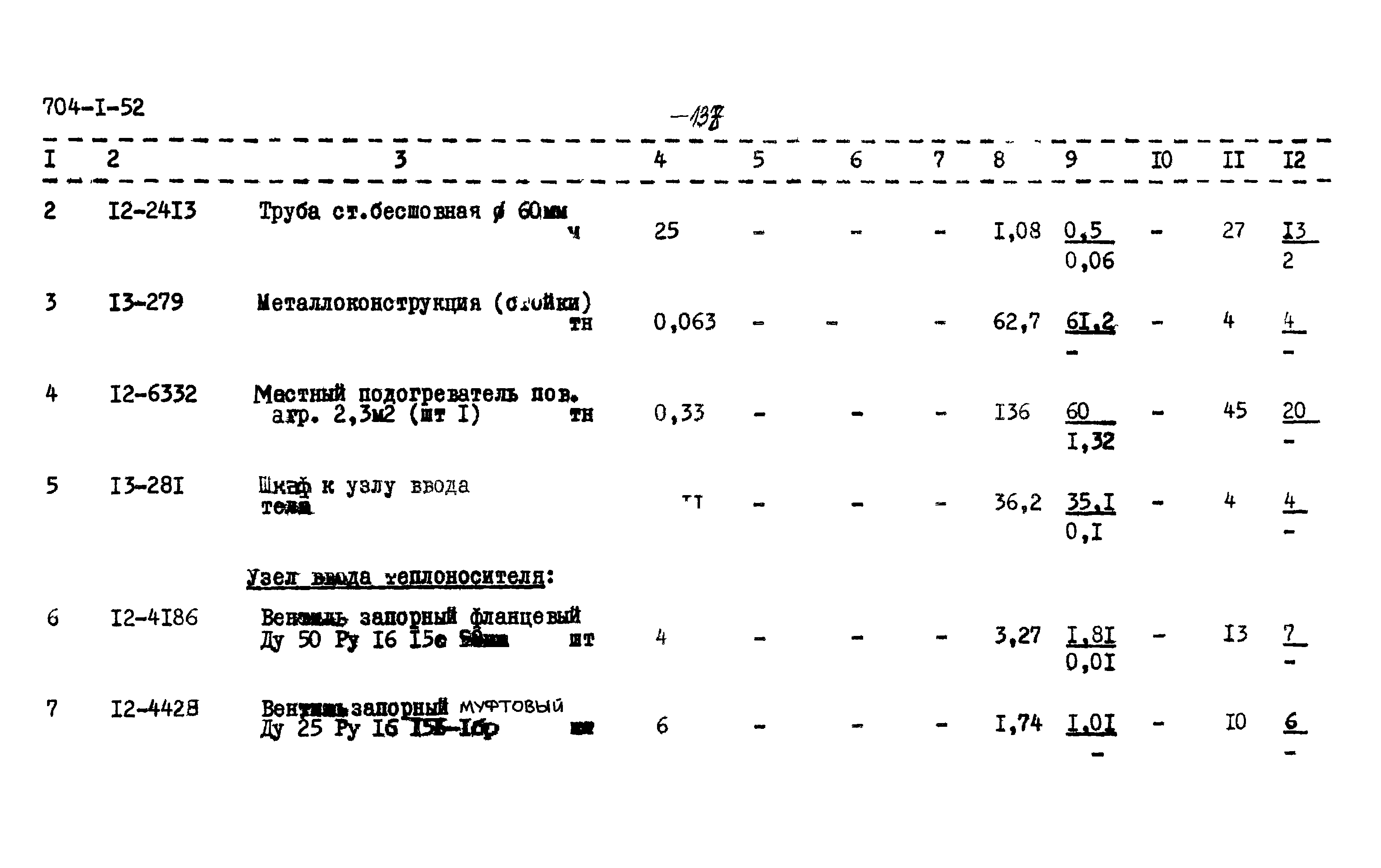 Типовой проект 704-1-52