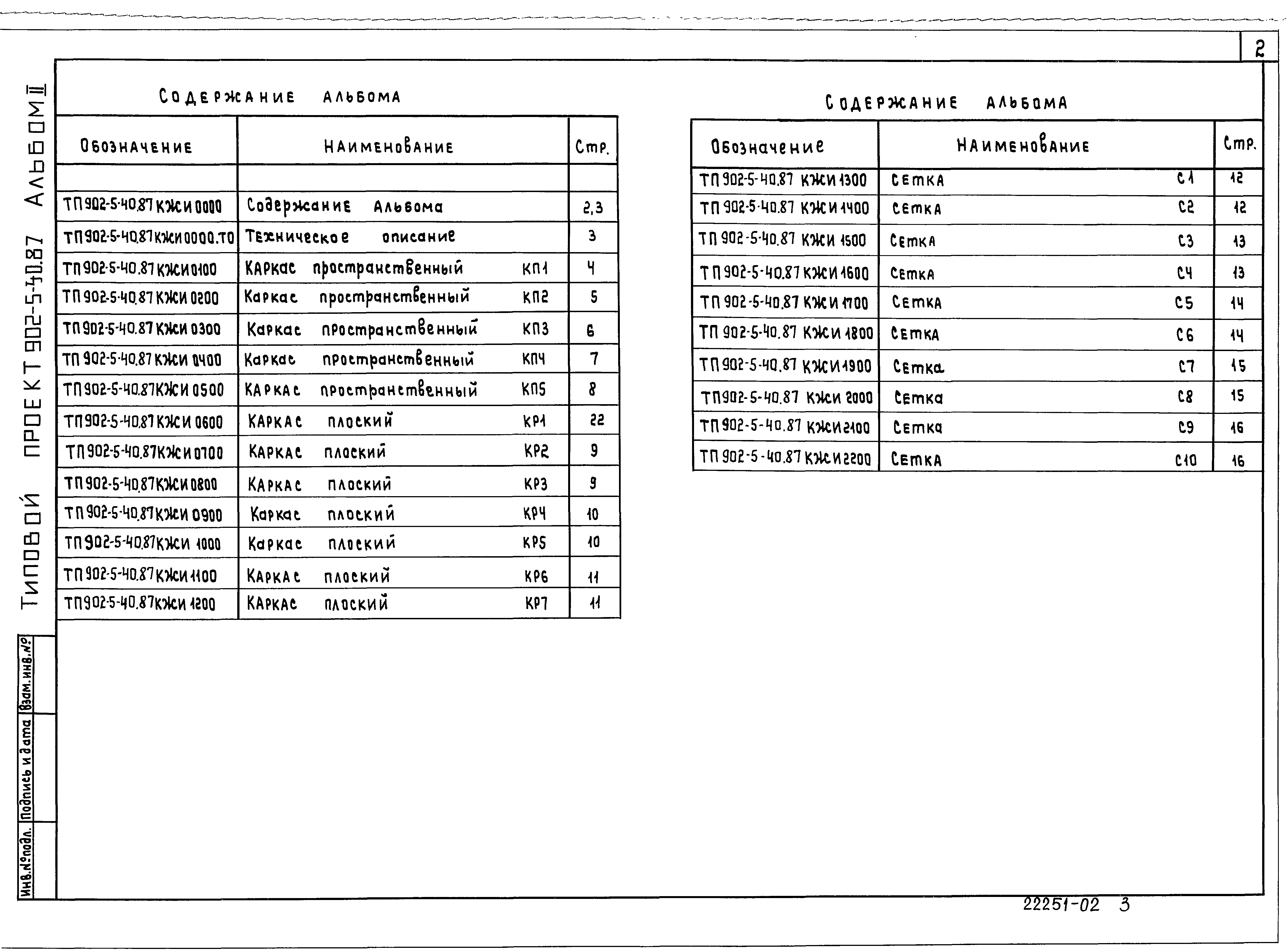 Типовой проект 902-5-40.87