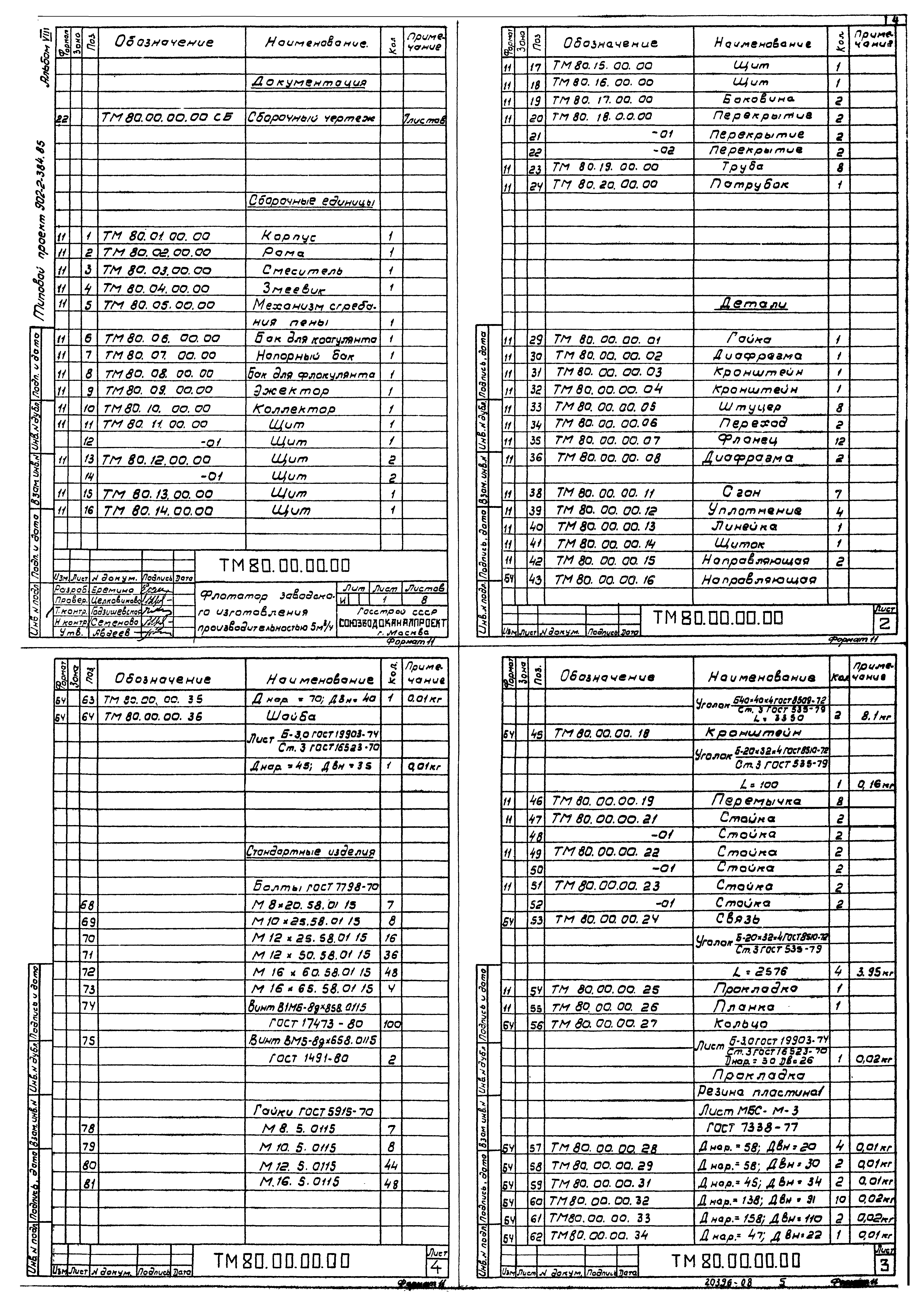 Типовой проект 902-2-384.85