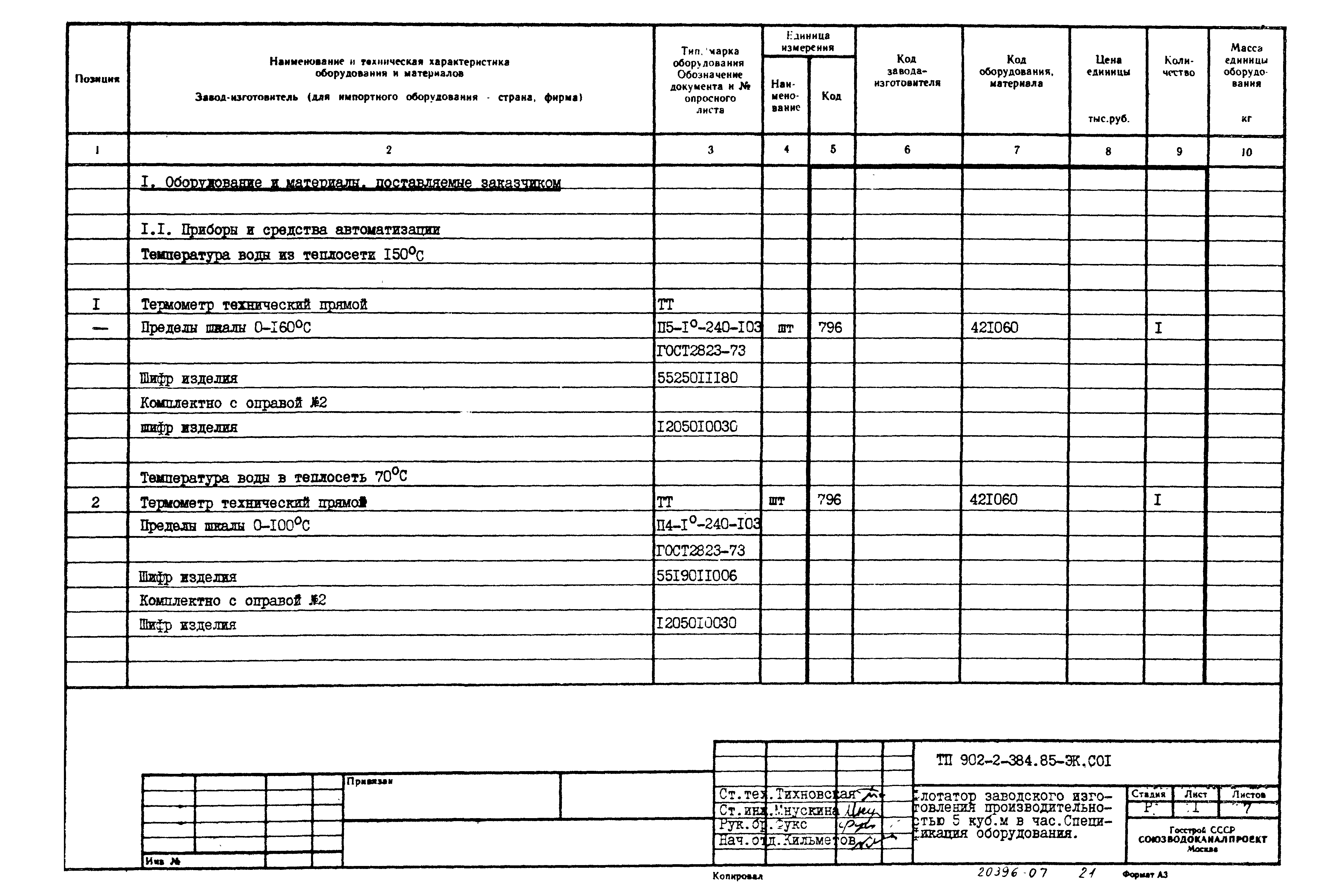 Типовой проект 902-2-384.85