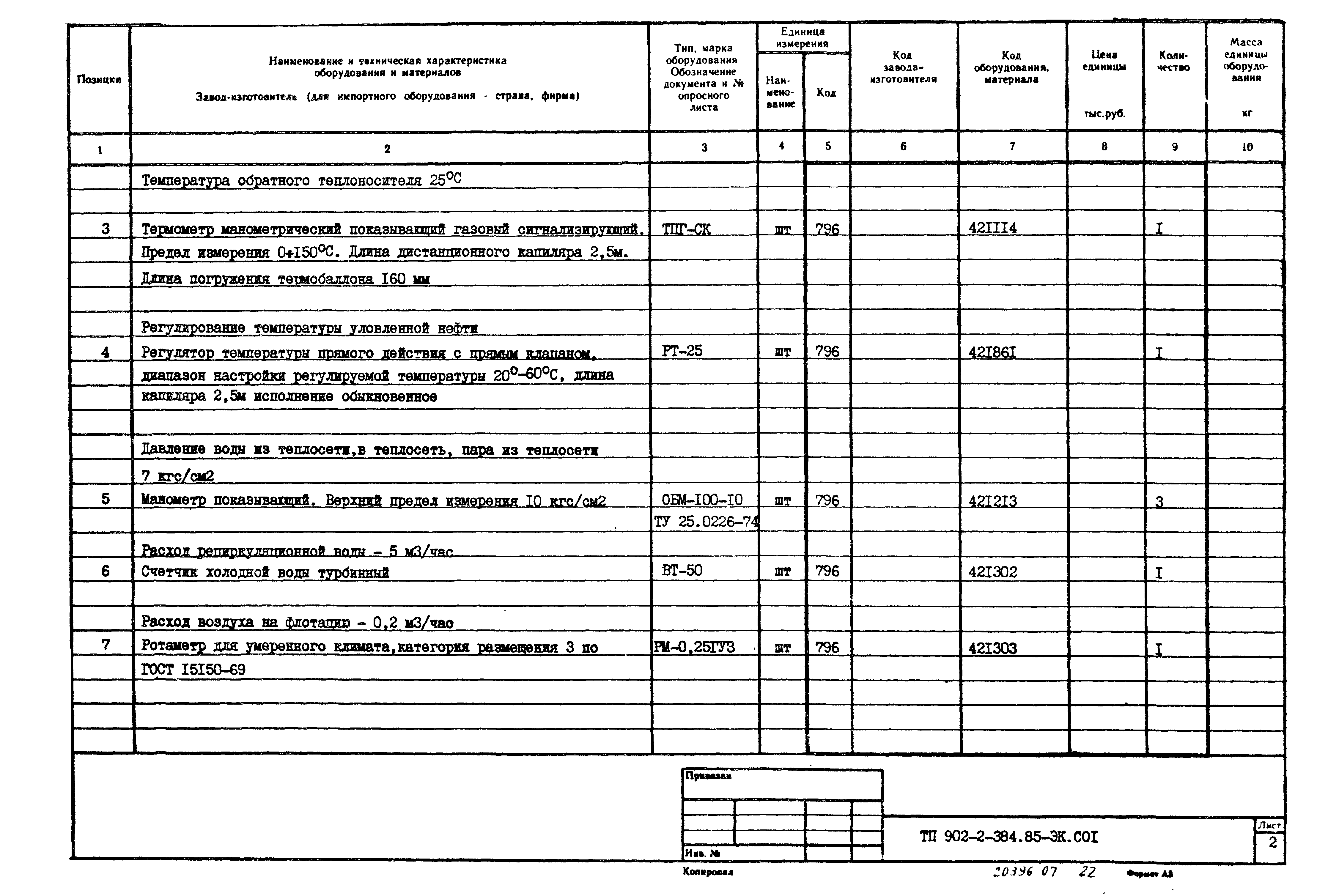 Типовой проект 902-2-384.85