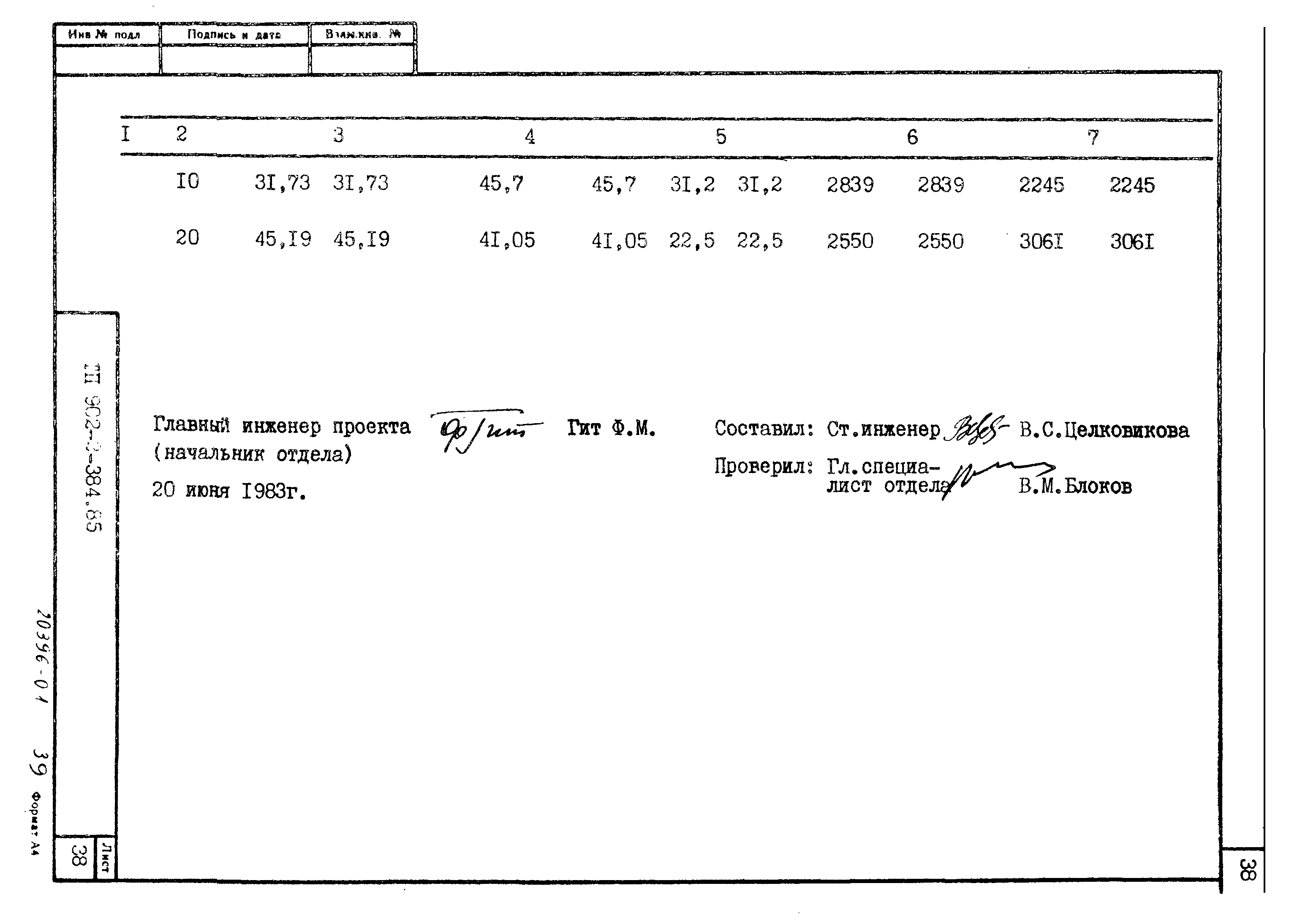 Типовой проект 902-2-384.85