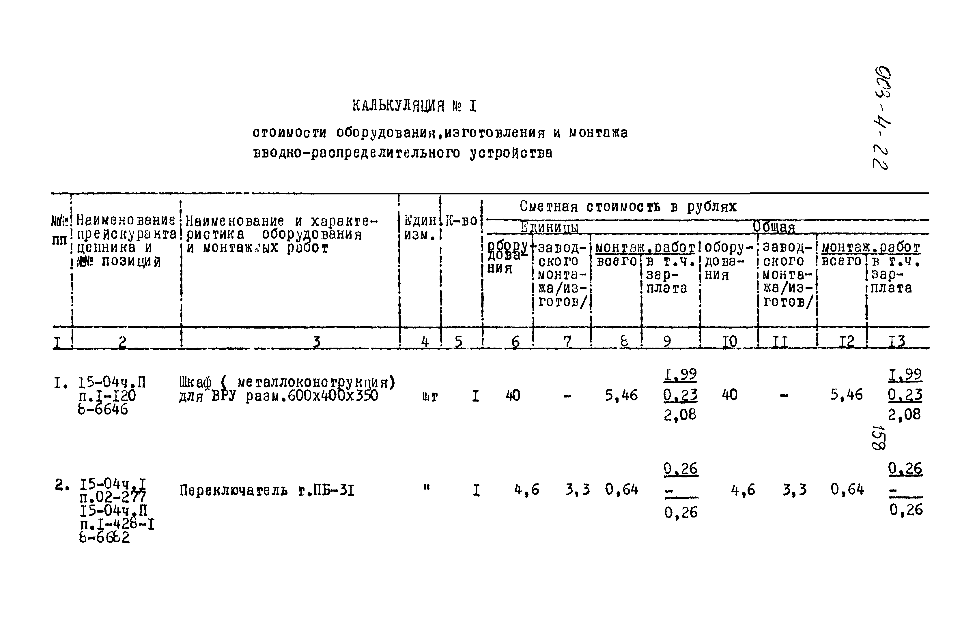 Типовой проект 903-4-22