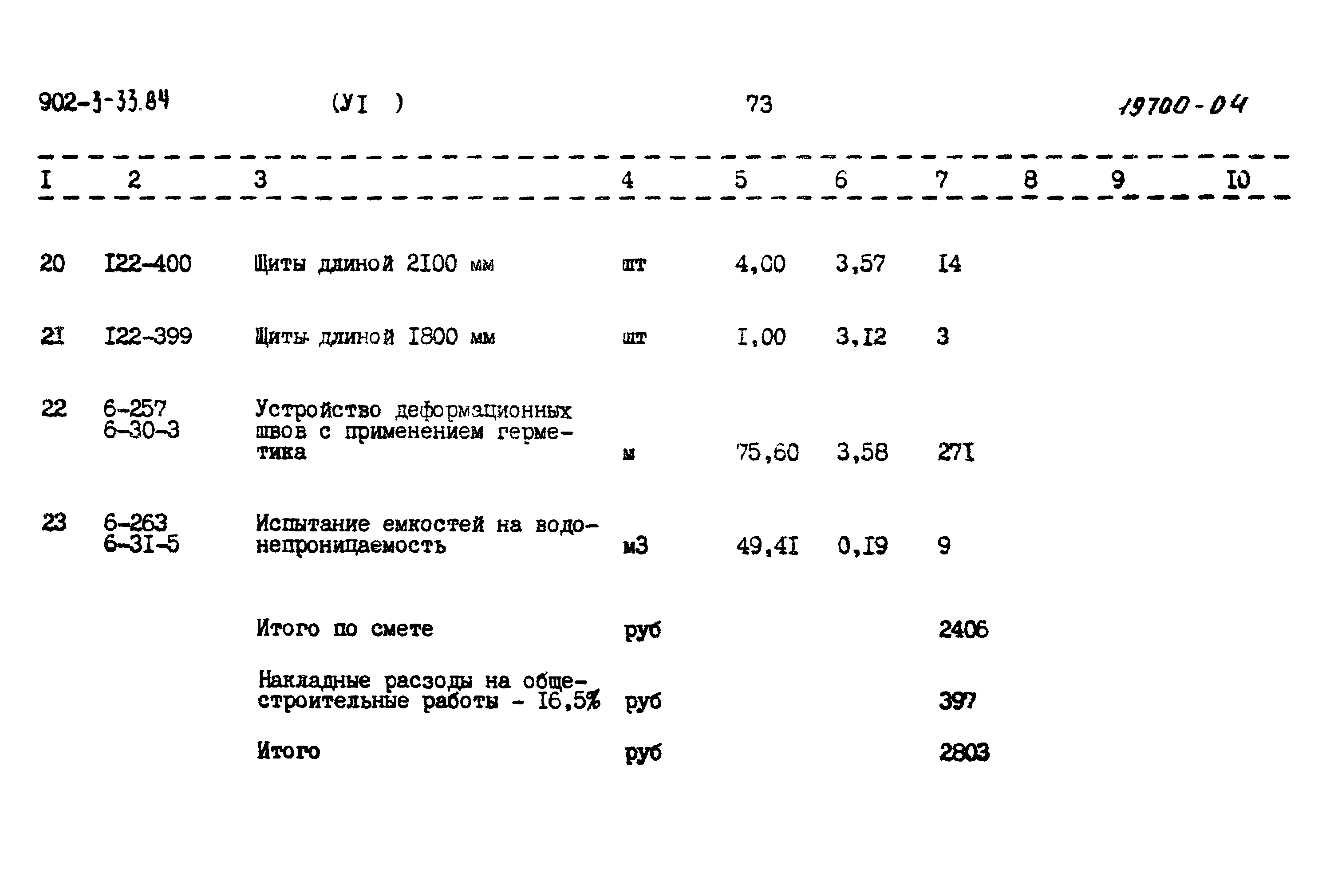 Типовой проект 902-3-33.84