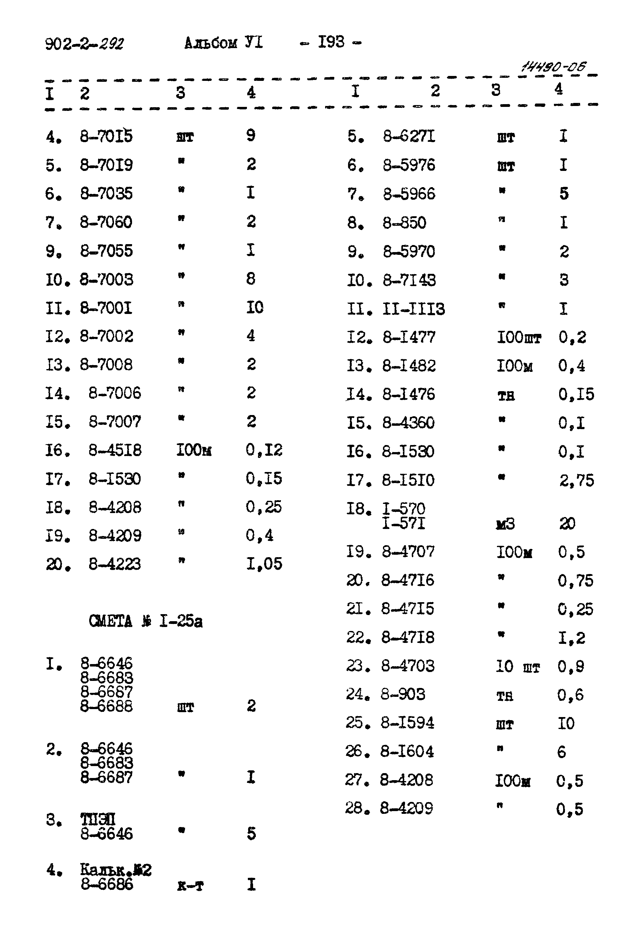 Типовой проект 902-2-292