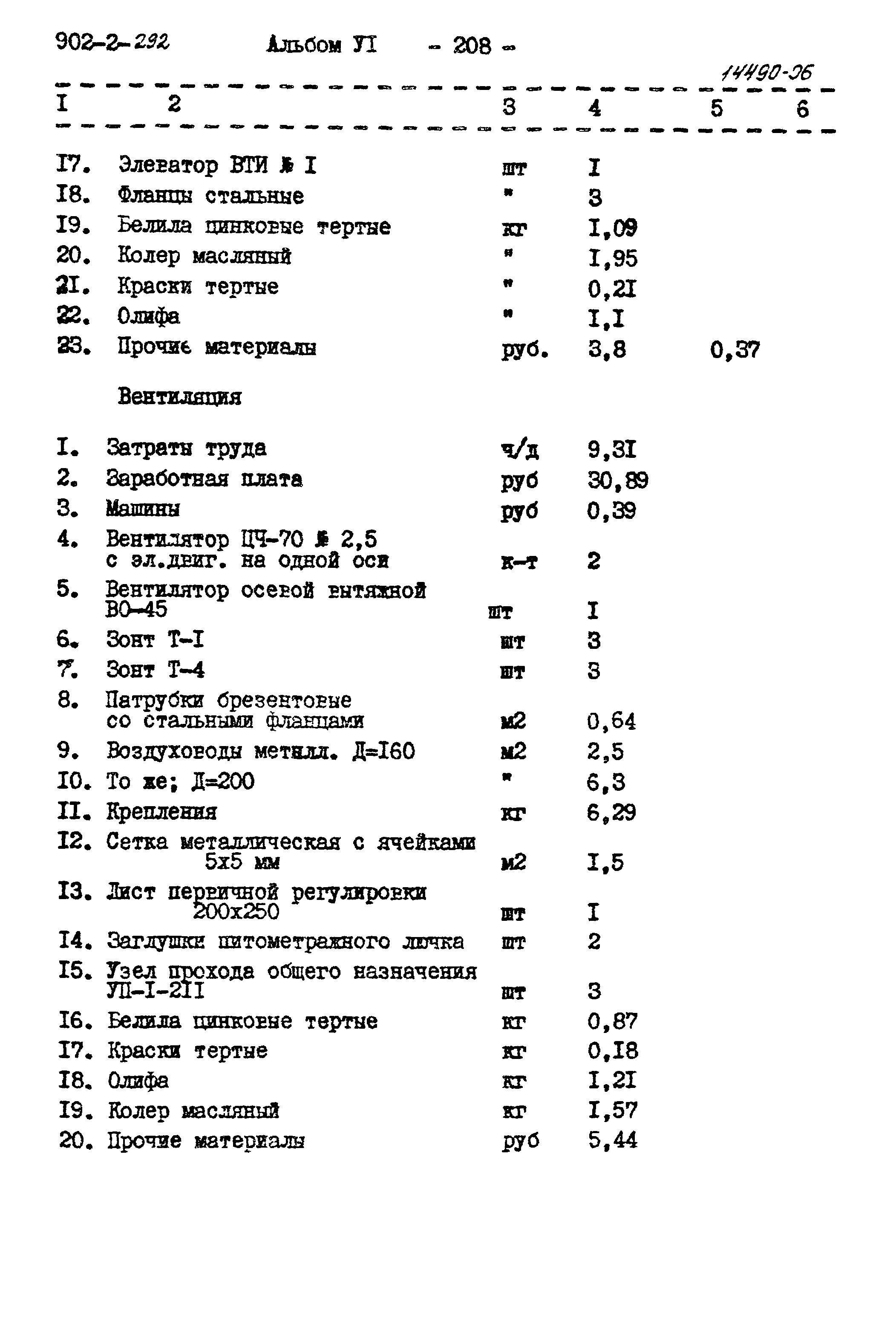 Типовой проект 902-2-292