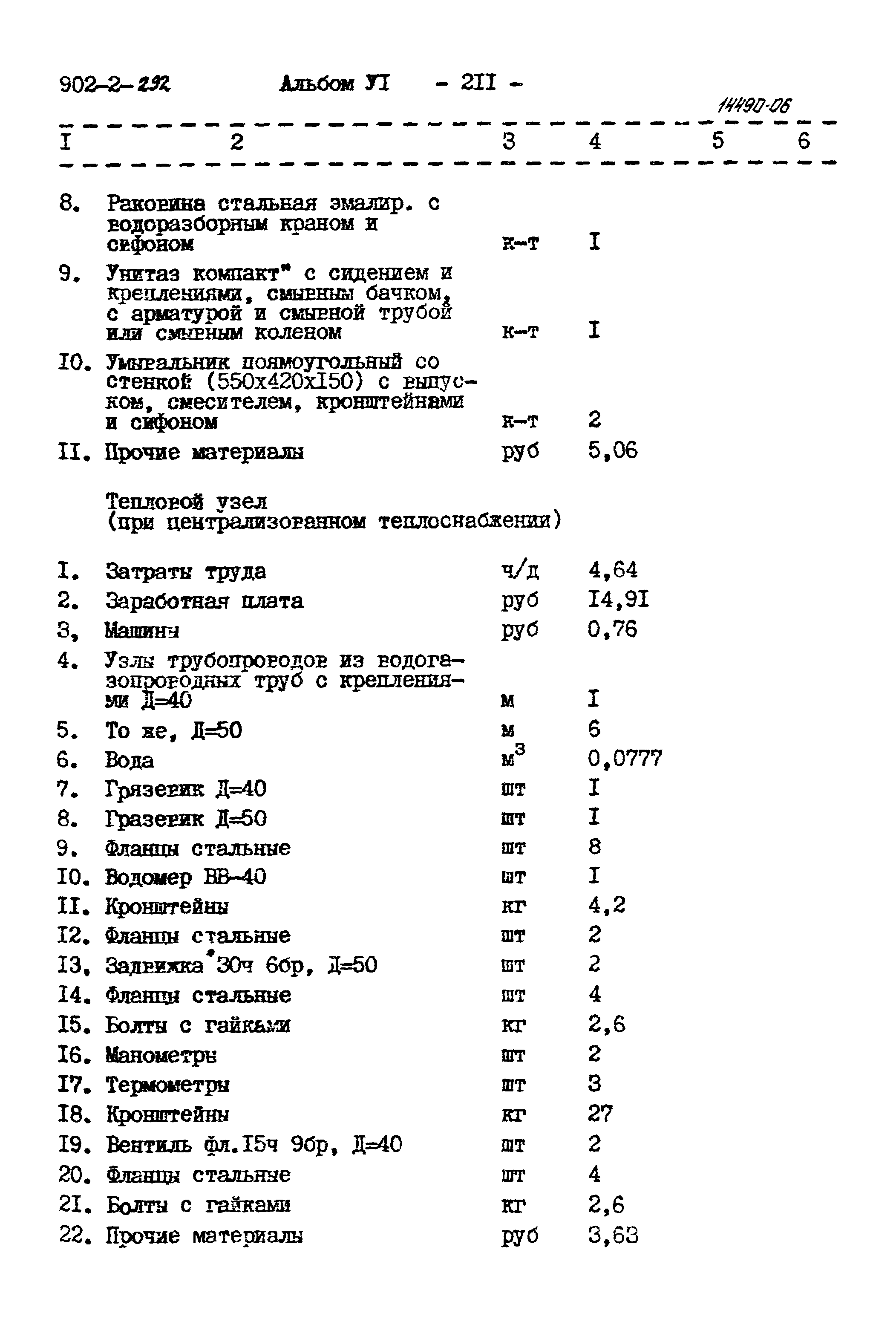 Типовой проект 902-2-292